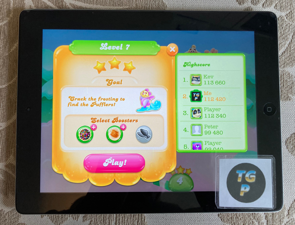 80sChips: Candy Crush Jelly Saga: Level 0007 (iOS) 112,420 points on 2020-08-28 00:01:40