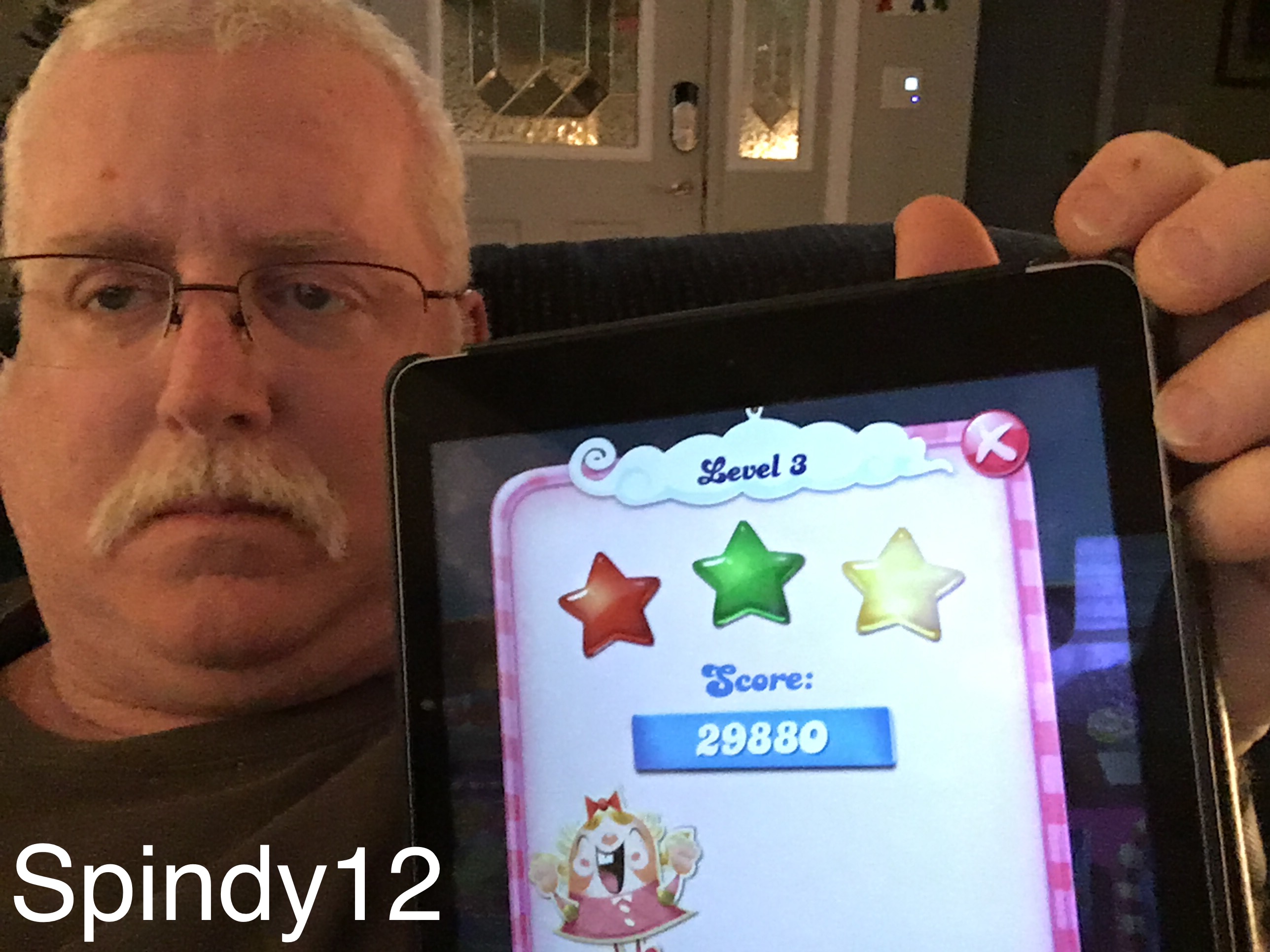 Spindy12: Candy Crush Saga: Level 003 (iOS) 29,880 points on 2016-12-20 15:31:03