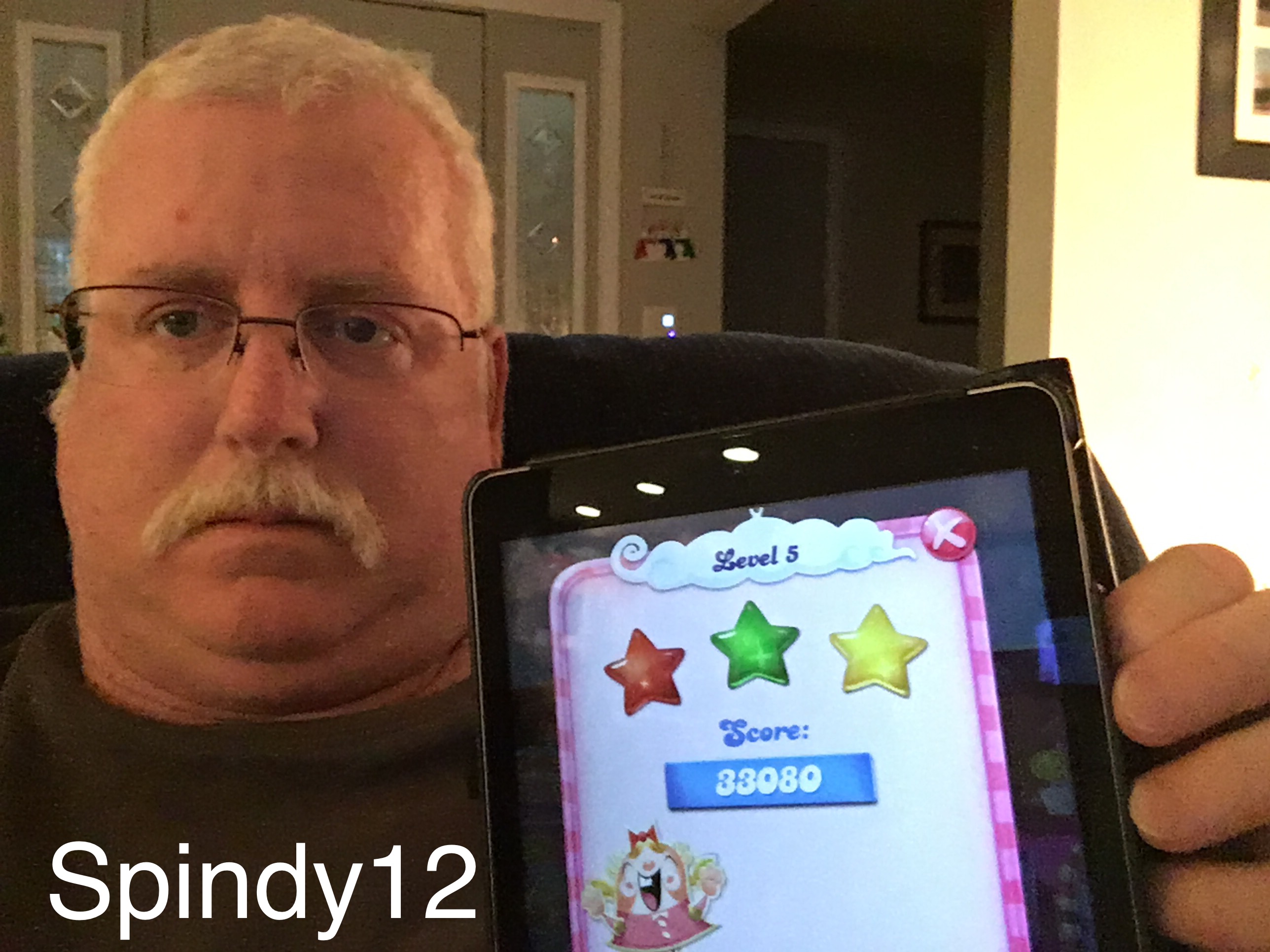 Spindy12: Candy Crush Saga: Level 005 (iOS) 33,080 points on 2016-12-20 15:34:18