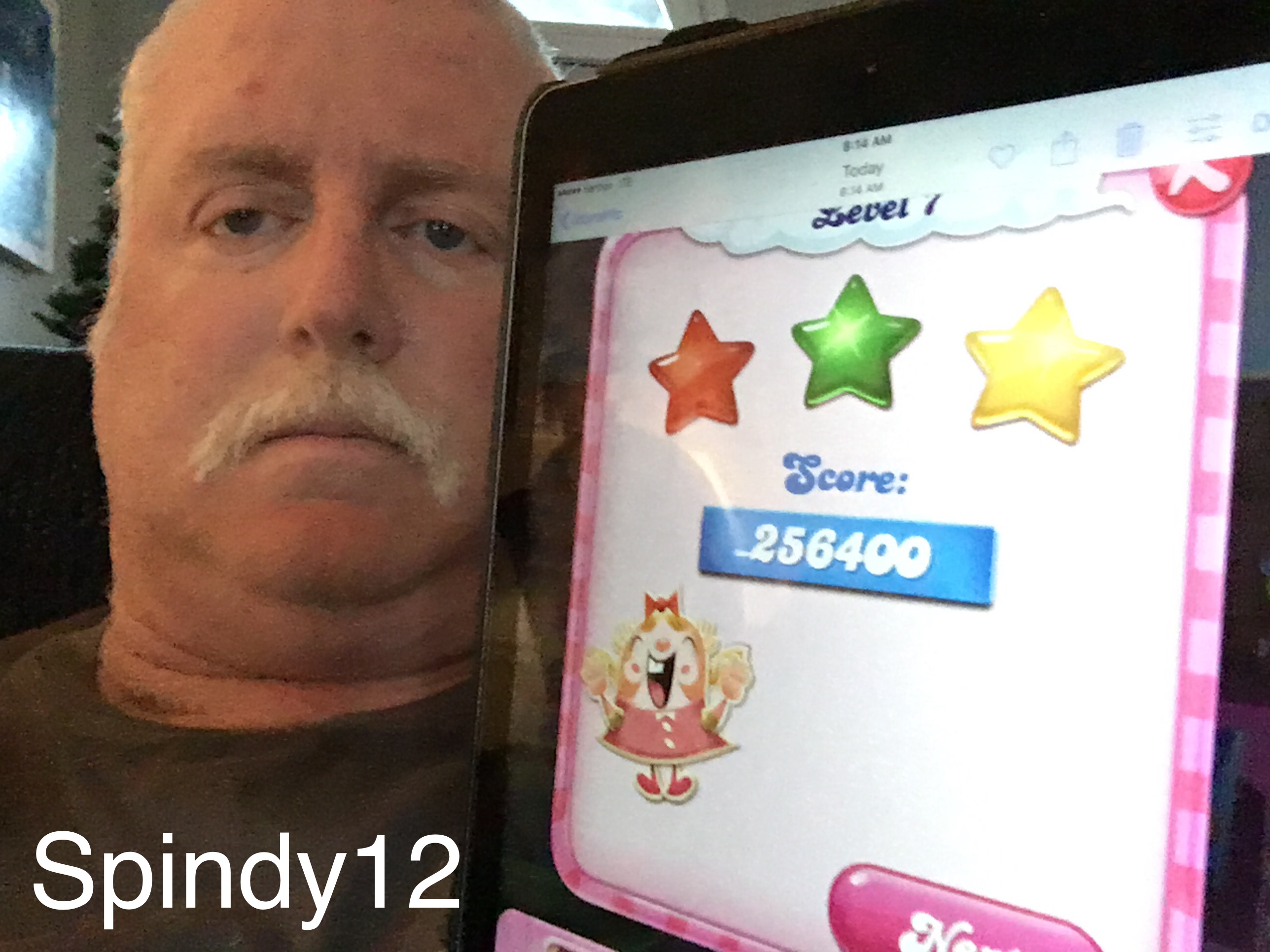 Spindy12: Candy Crush Saga: Level 007 (iOS) 256,400 points on 2016-12-20 15:37:57
