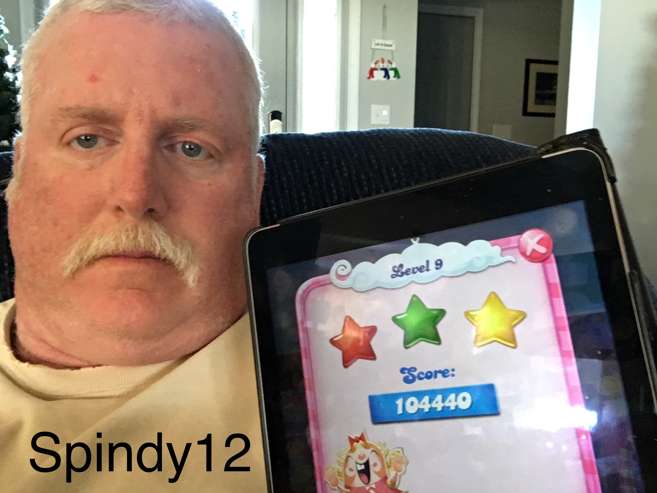 Spindy12: Candy Crush Saga: Level 009 (iOS) 104,440 points on 2016-12-20 15:41:04