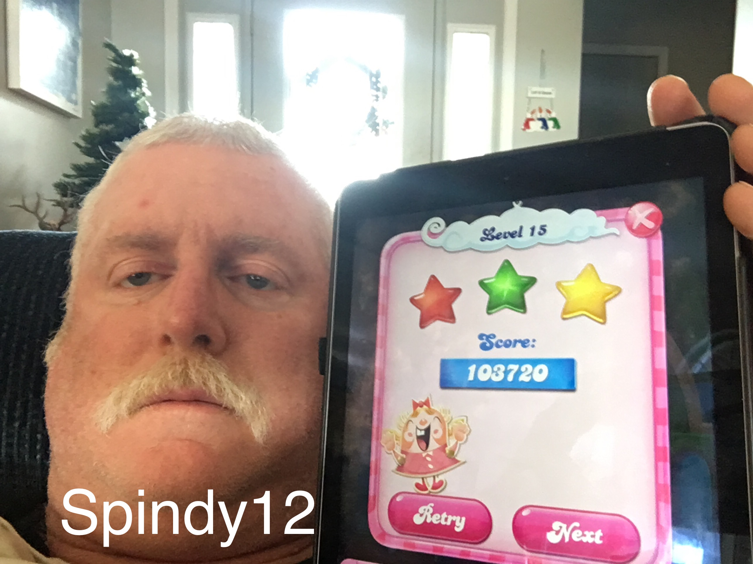 Spindy12: Candy Crush Saga: Level 015 (iOS) 103,720 points on 2016-12-20 15:50:48