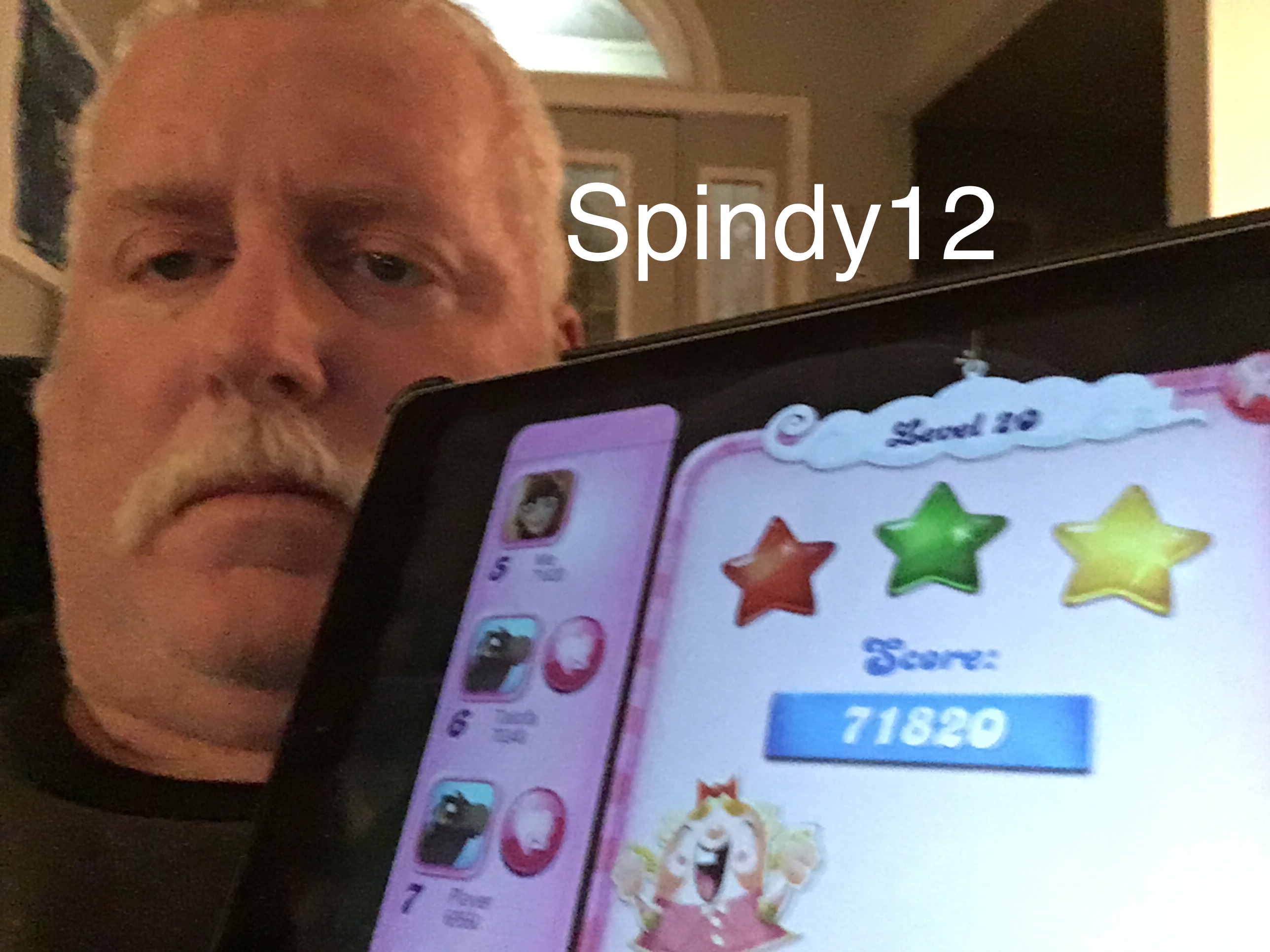 Spindy12: Candy Crush Saga: Level 020 (iOS) 71,820 points on 2016-12-21 17:18:50