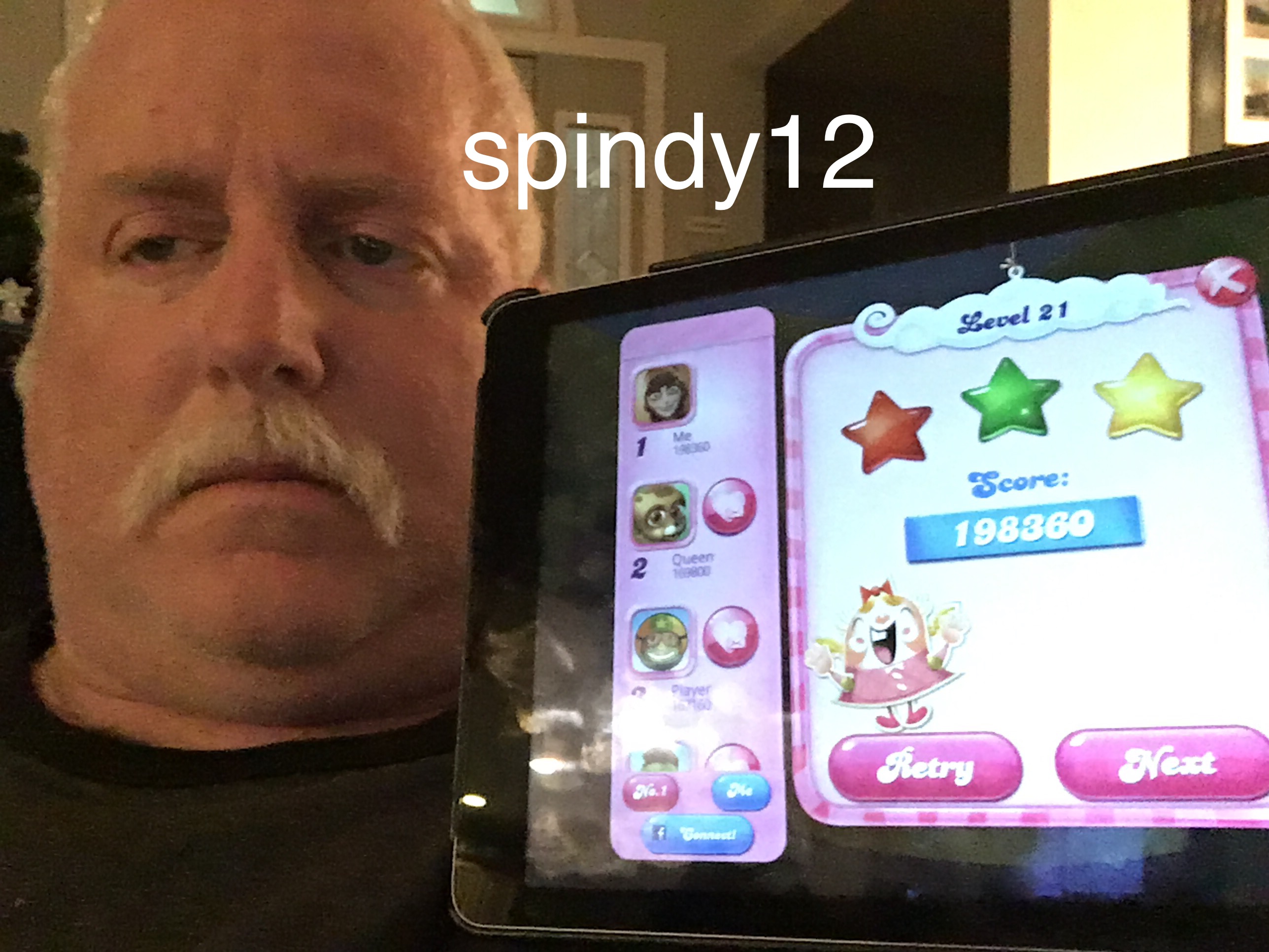 Spindy12: Candy Crush Saga: Level 021 (iOS) 198,360 points on 2016-12-21 17:20:59