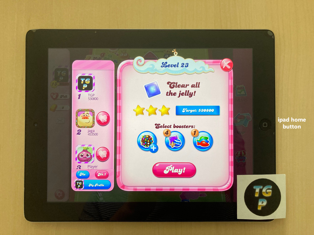80sChips: Candy Crush Saga: Level 023 (iOS) 530,800 points on 2020-08-23 05:39:55