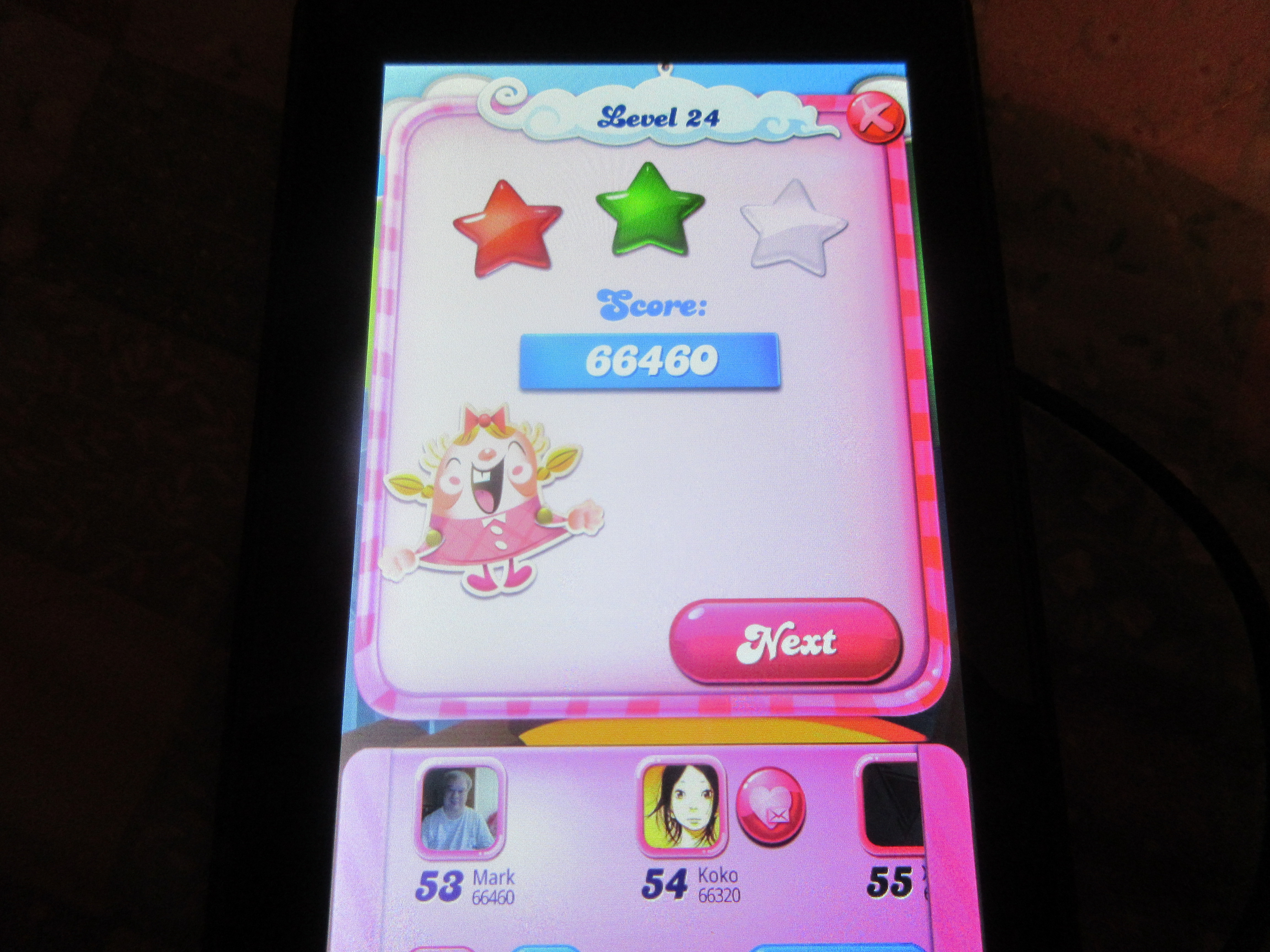 Candy Crush Saga: Level 024 66,460 points