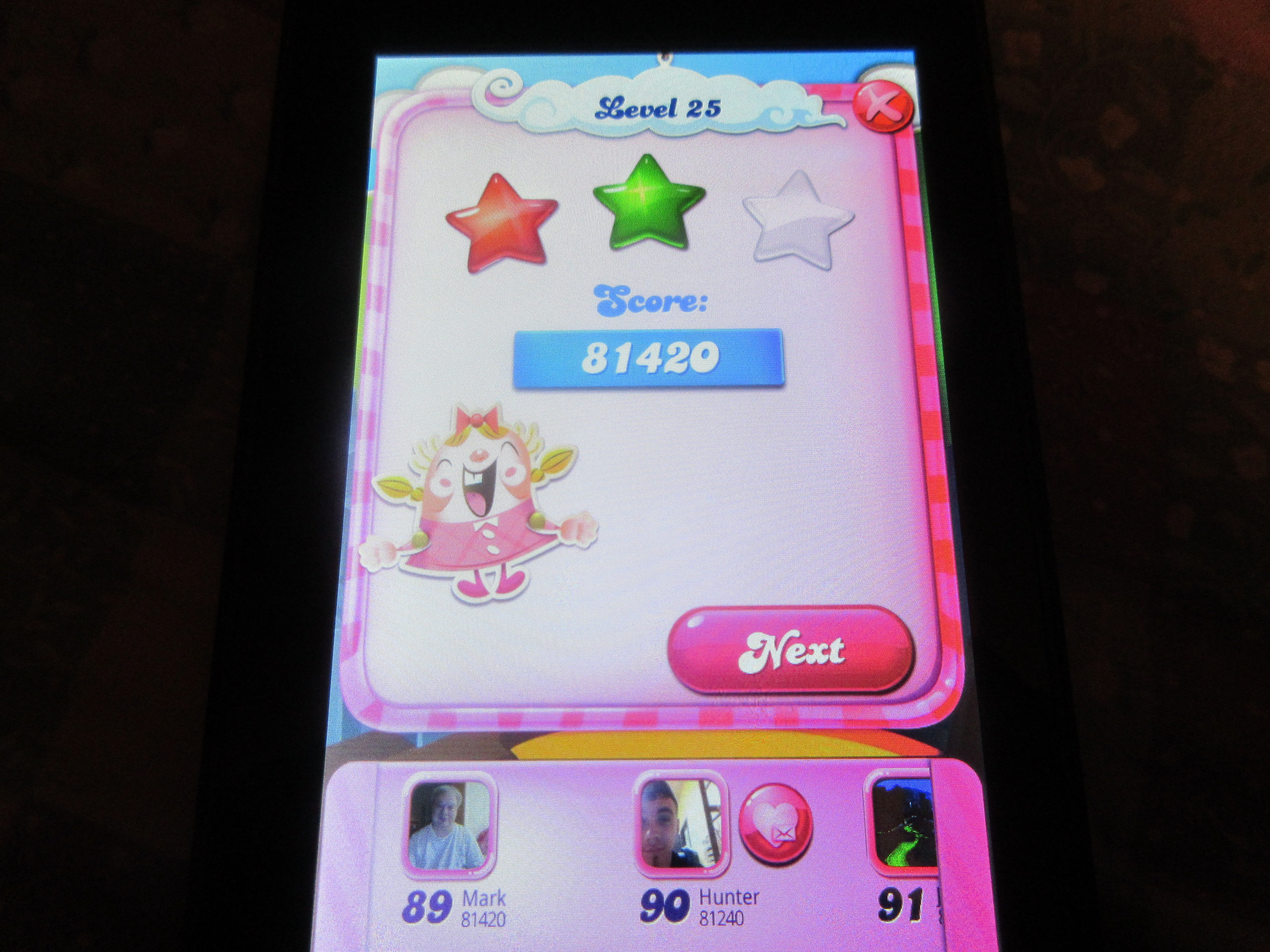 Candy Crush Saga: Level 025 81,420 points