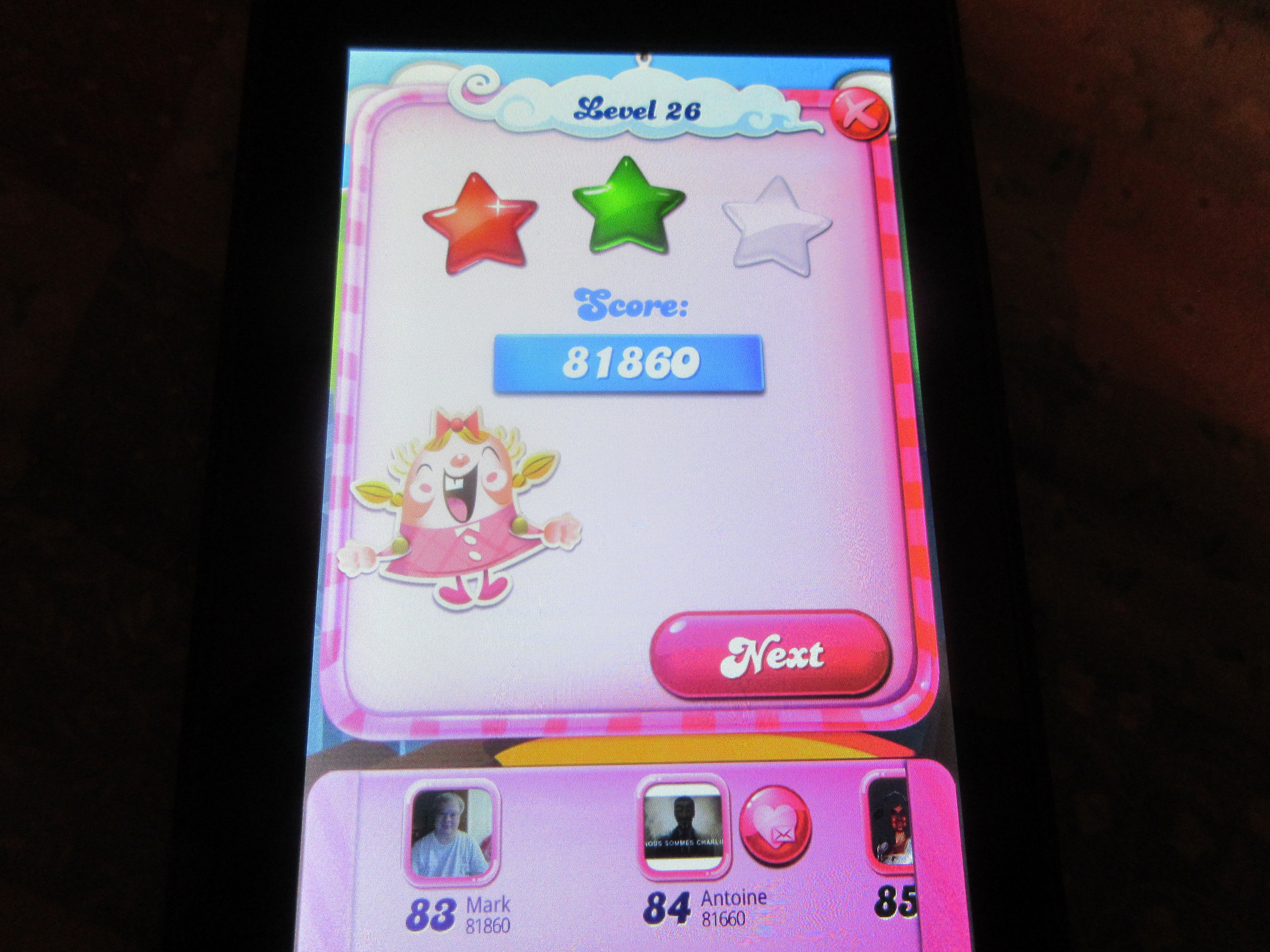 Candy Crush Saga: Level 026 81,860 points