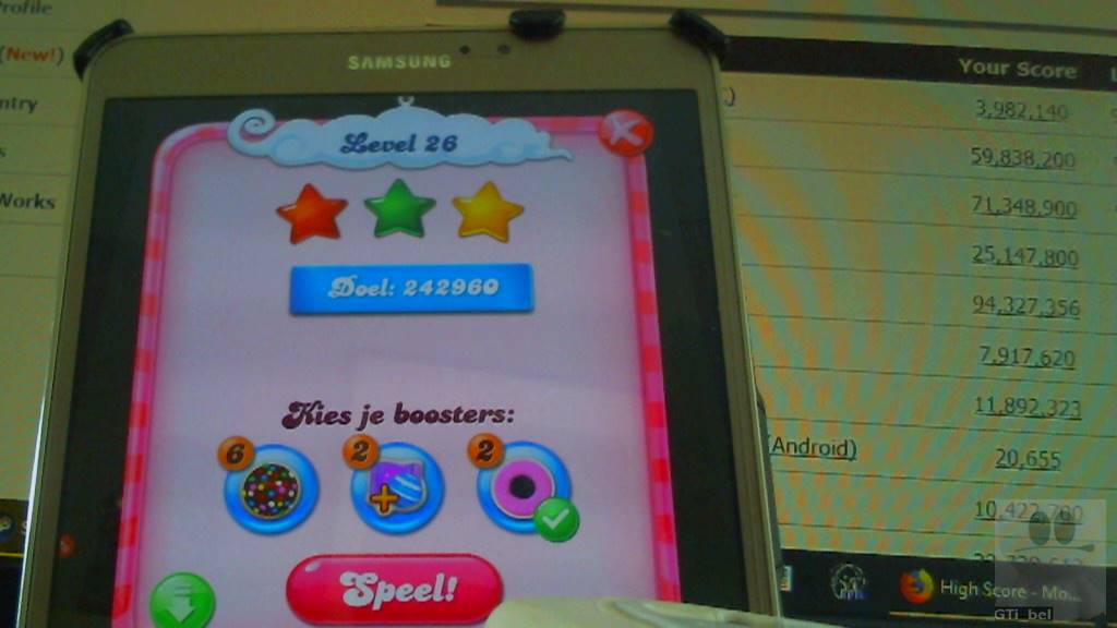 Candy Crush Saga: Level 026 242,960 points