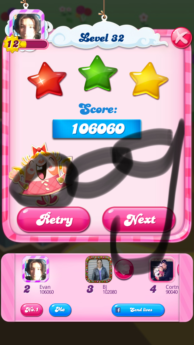Candy Crush Saga: Level 032 106,060 points