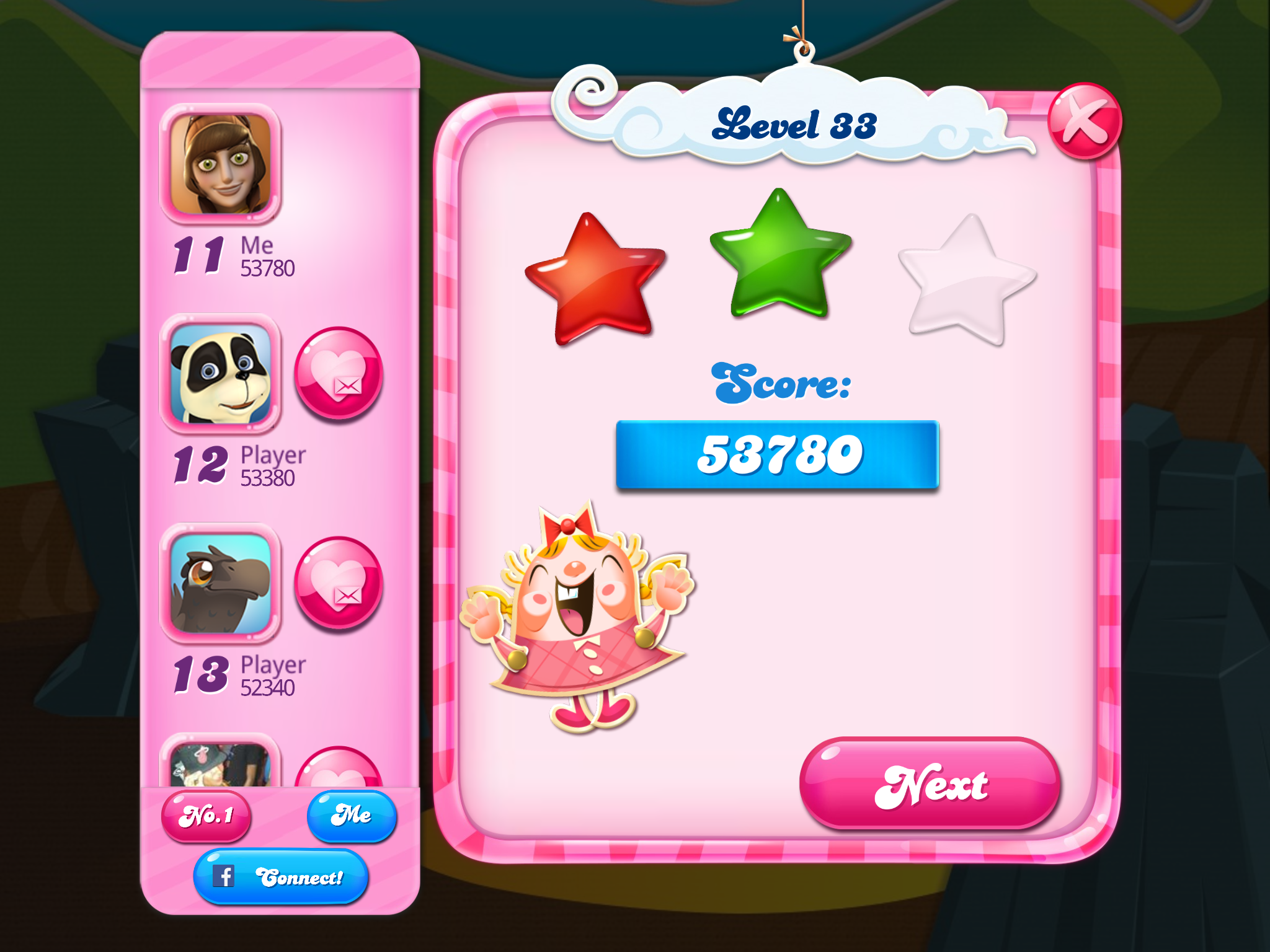 Spindy12: Candy Crush Saga: Level 033 (iOS) 53,780 points on 2016-12-21 17:40:40