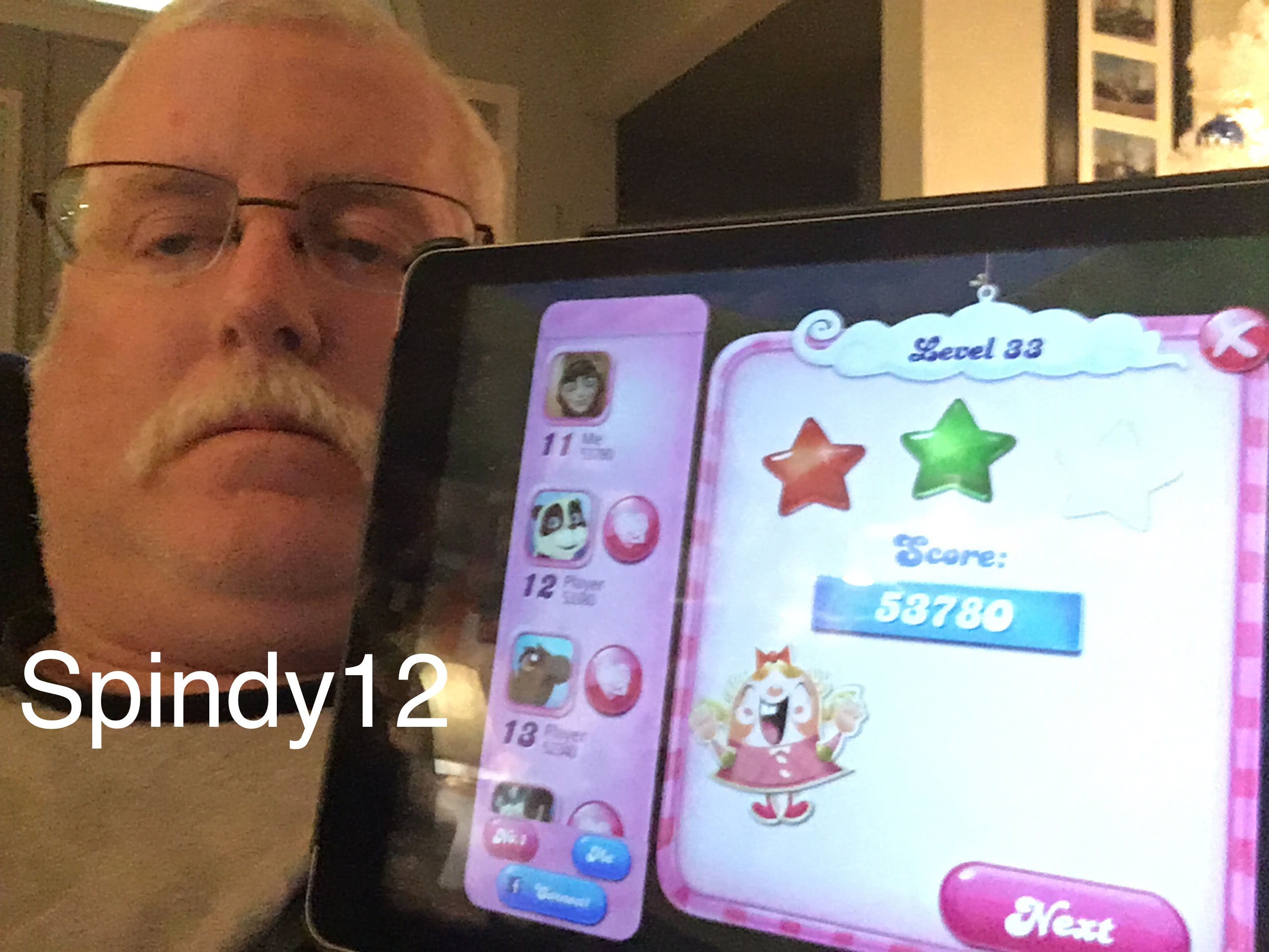 Spindy12: Candy Crush Saga: Level 033 (iOS) 53,780 points on 2016-12-21 17:40:40