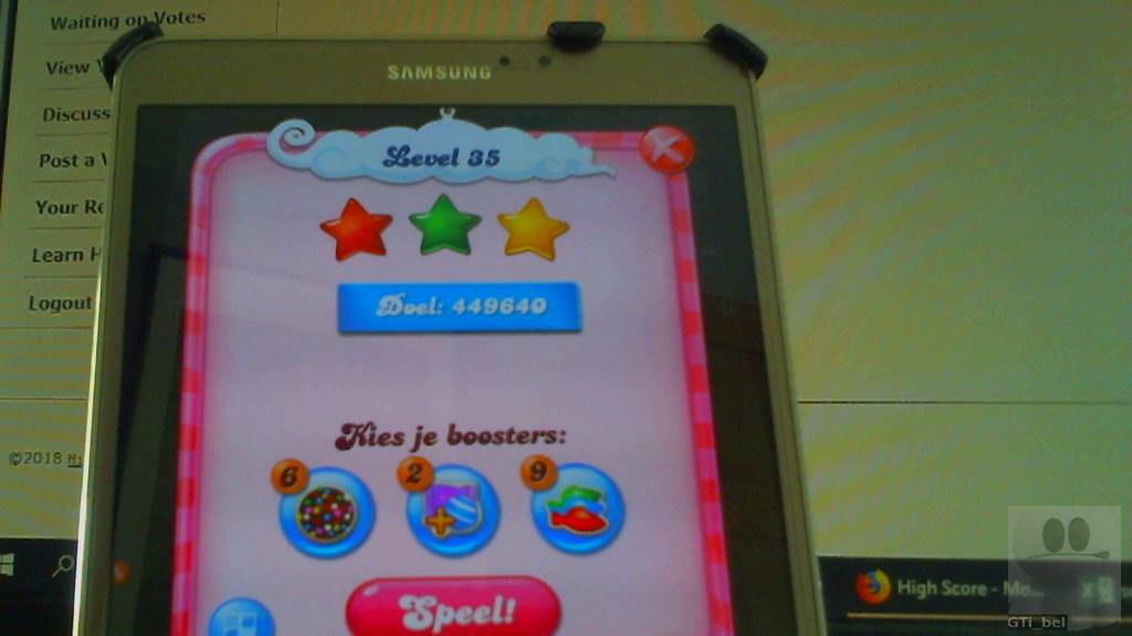 Candy Crush Saga: Level 035 449,640 points