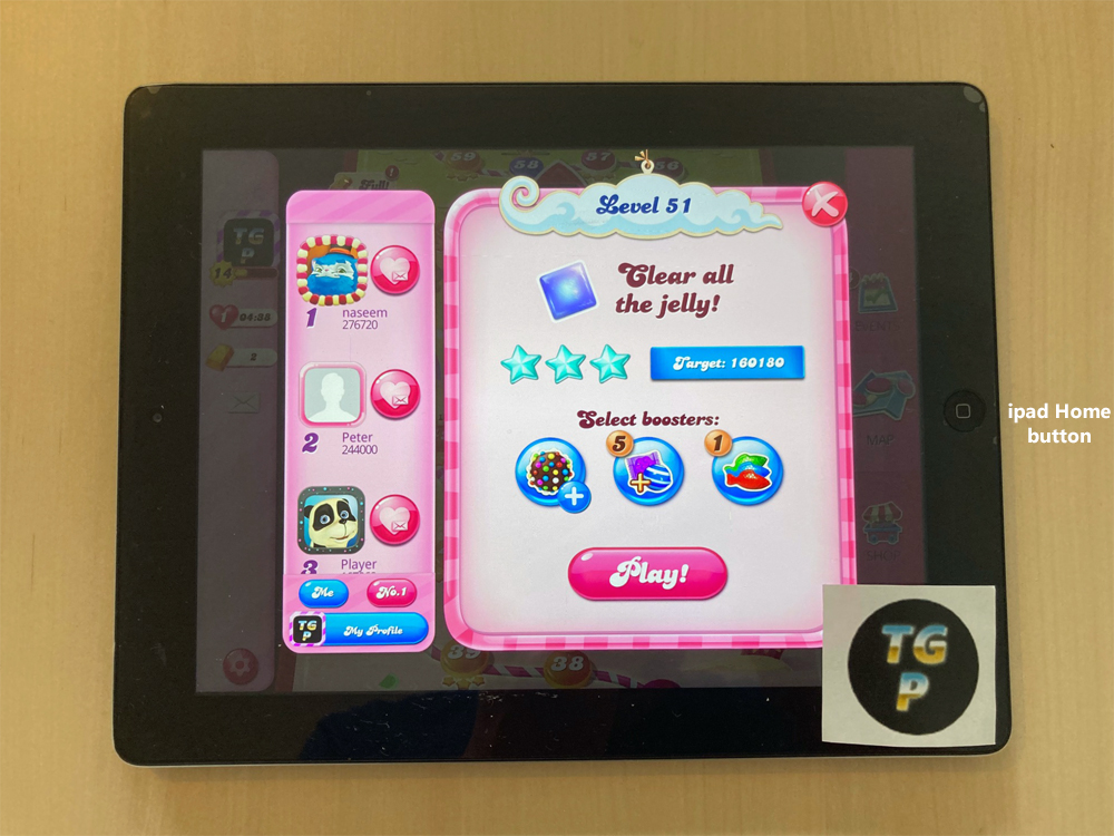 80sChips: Candy Crush Saga: Level 051 (iOS) 160,180 points on 2020-08-24 23:02:32