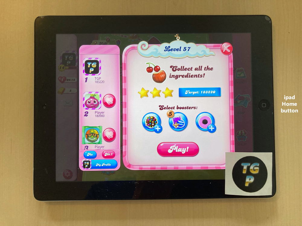 Candy Crush Saga: Level 057 183,220 points