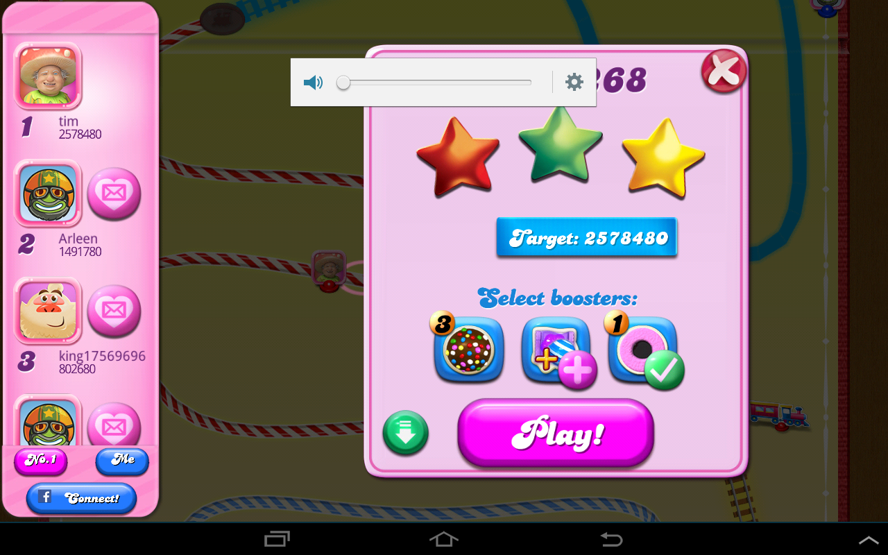 Candy Crush Saga: Level 268 2,578,480 points