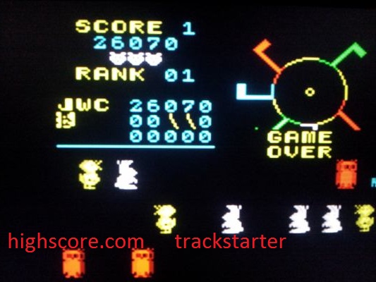 TRACKSTARTER: Carnival (Arcade Emulated / M.A.M.E.) 26,070 points on 2016-09-09 21:45:45