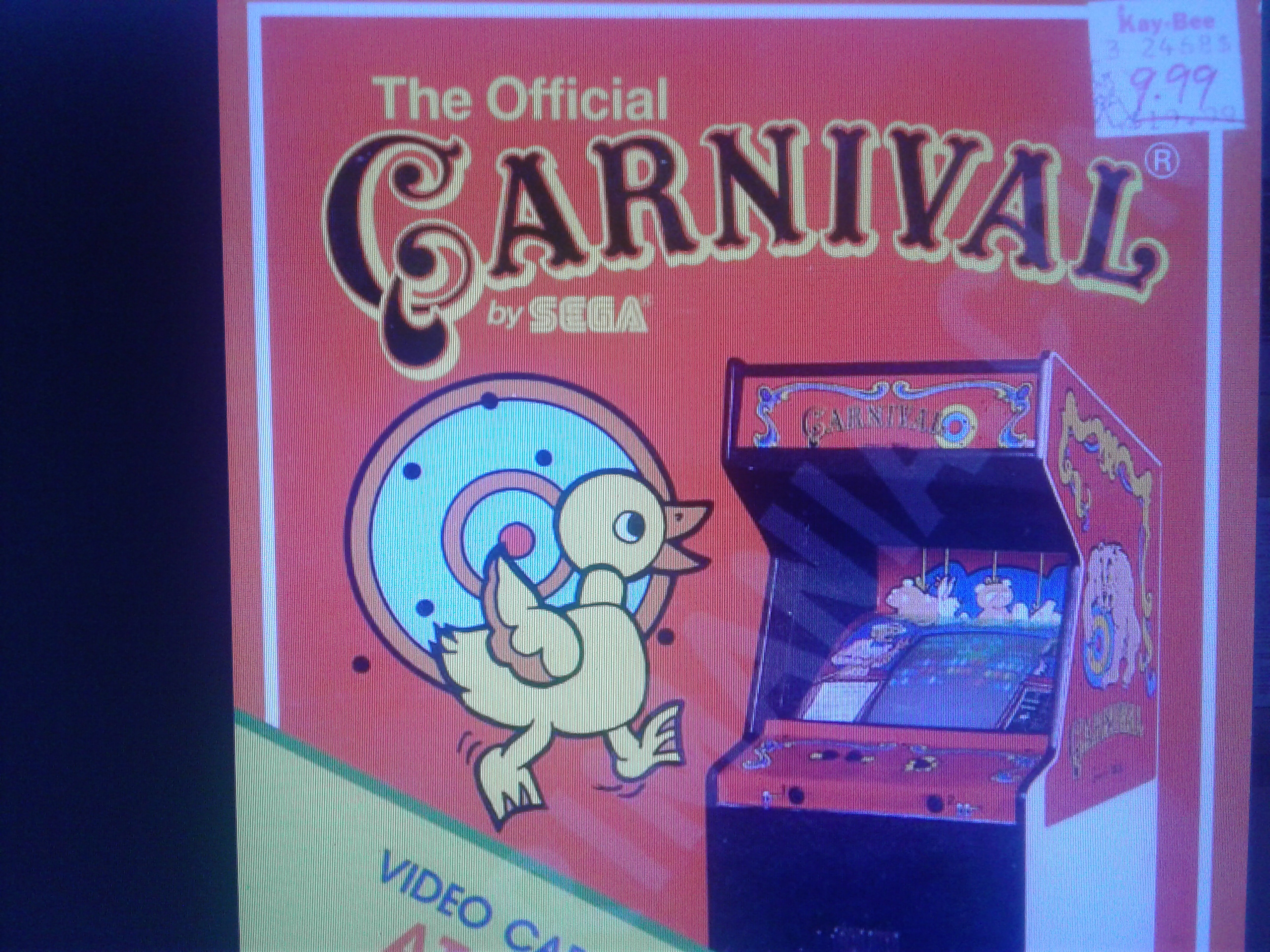 Mark: Carnival (Atari 2600 Emulated Novice/B Mode) 2,460 points on 2019-02-23 00:50:29