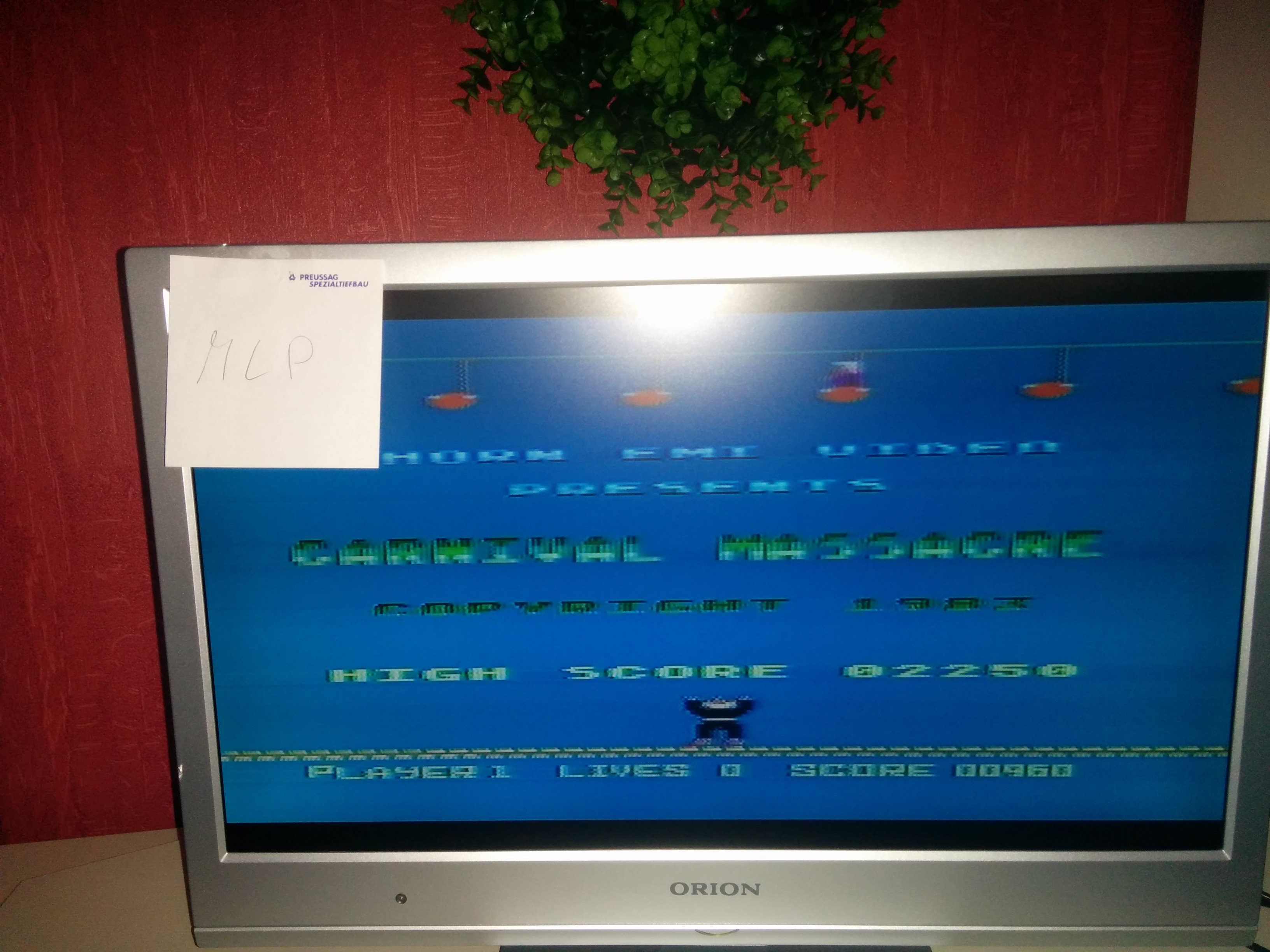 mlp: Carnival Massacre (Atari 400/800/XL/XE) 960 points on 2015-11-02 10:42:48