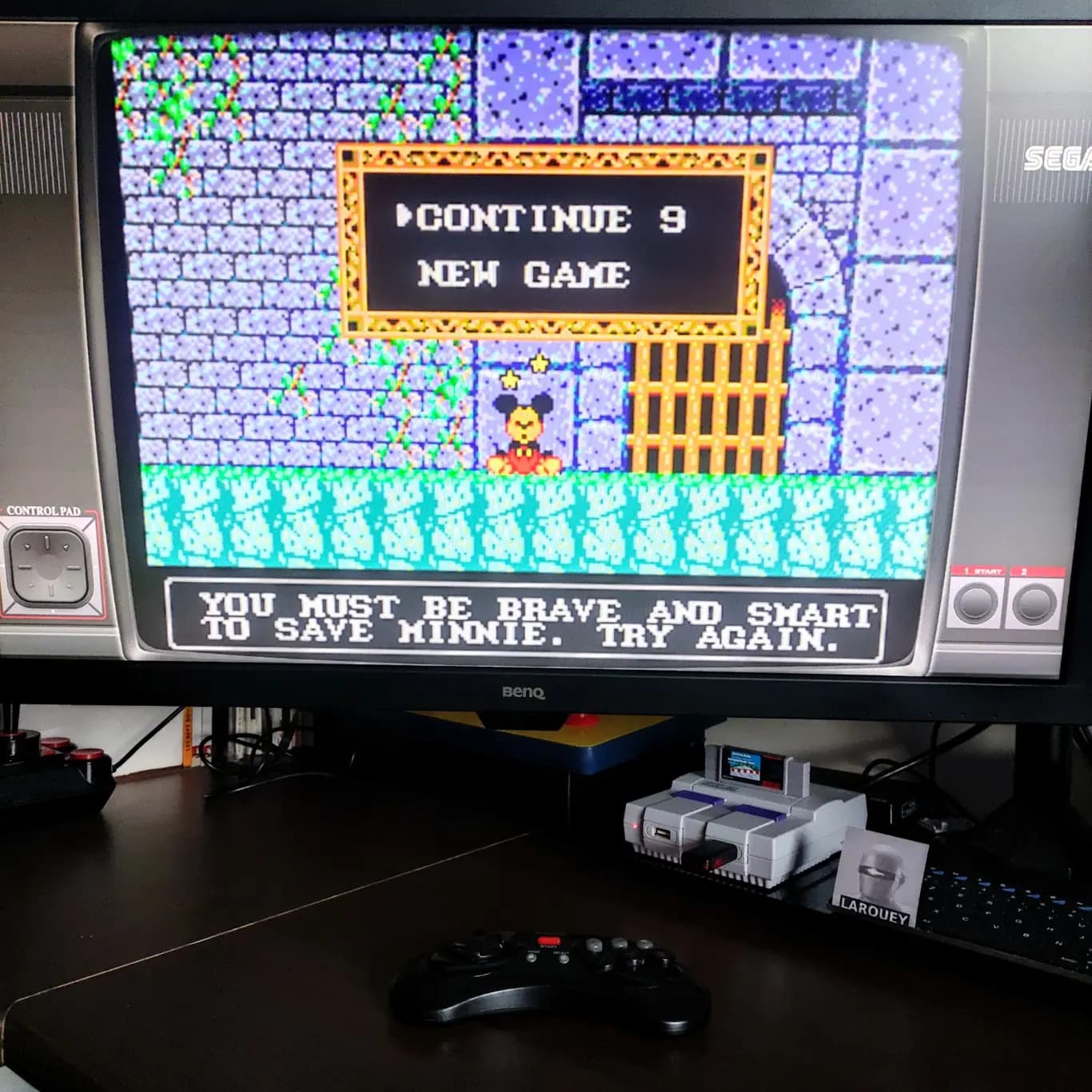 Larquey: Castle of Illusion Starring Mickey Mouse (Sega Master System Emulated) 7,430 points on 2022-08-11 00:33:44