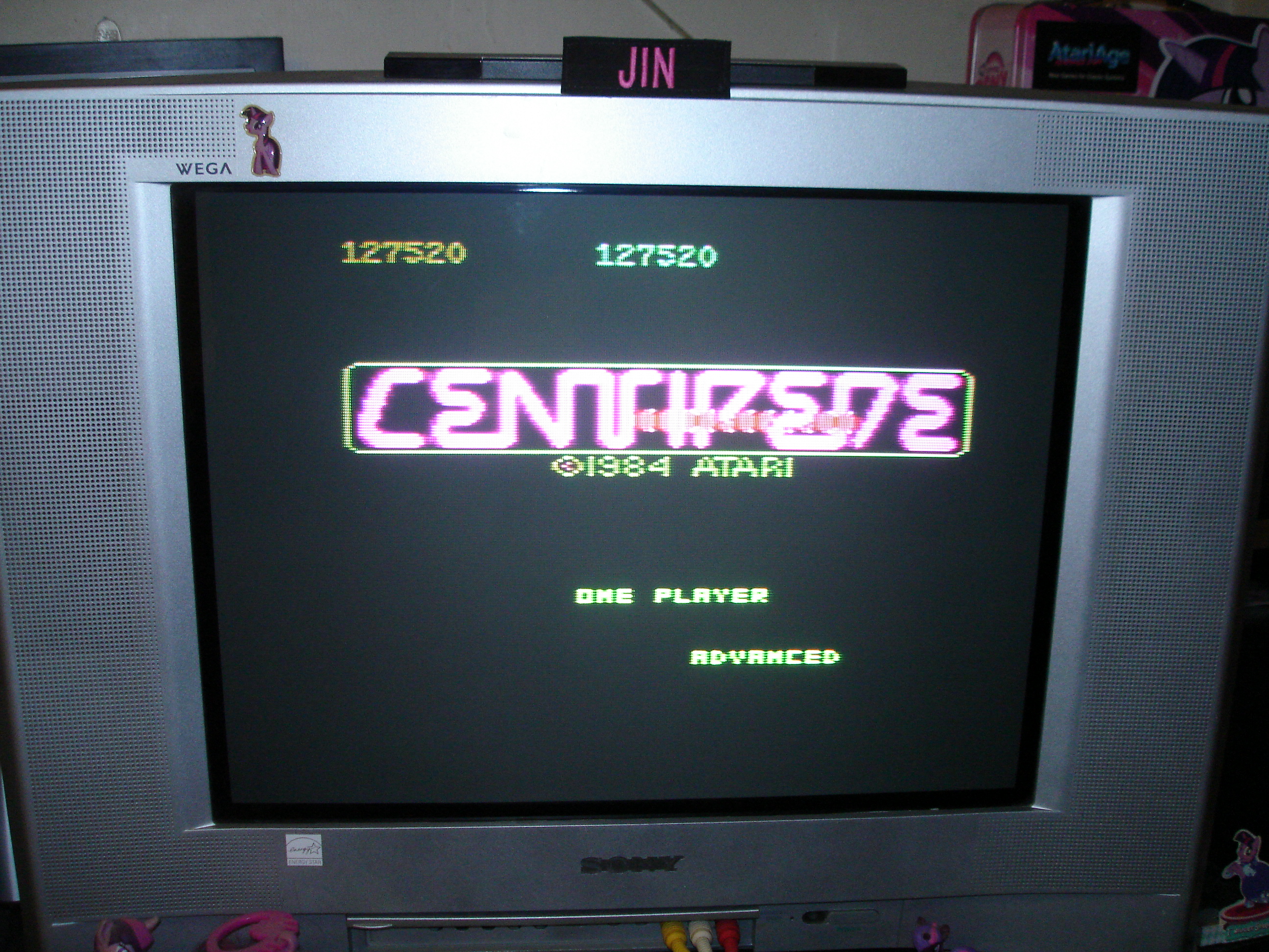 Jin: Centipede: Advanced (Atari 7800) 127,520 points on 2017-04-23 21:47:22