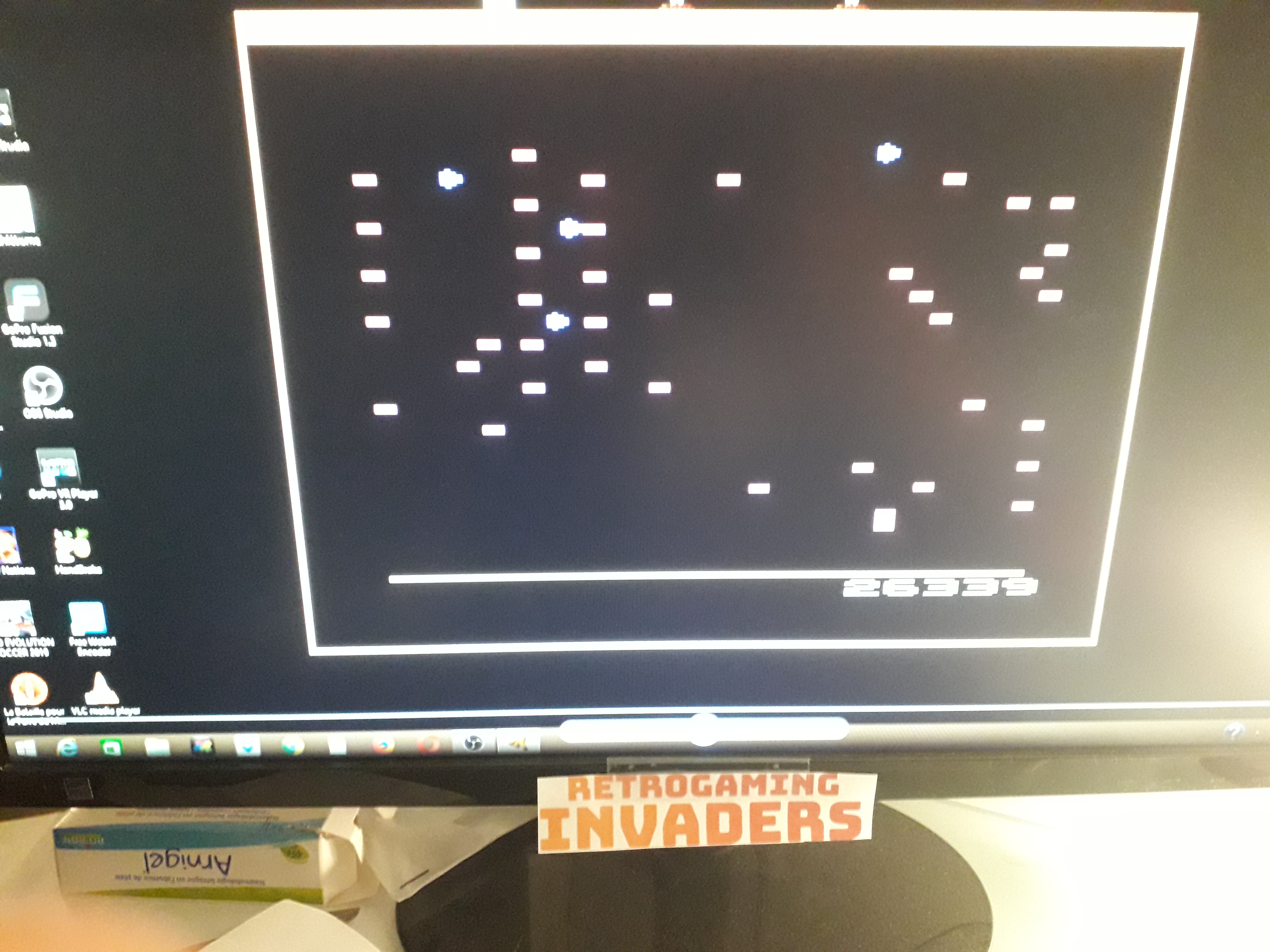 retrogaminginvaders: Centipede (Atari 2600 Emulated) 26,339 points on 2019-07-01 16:33:07