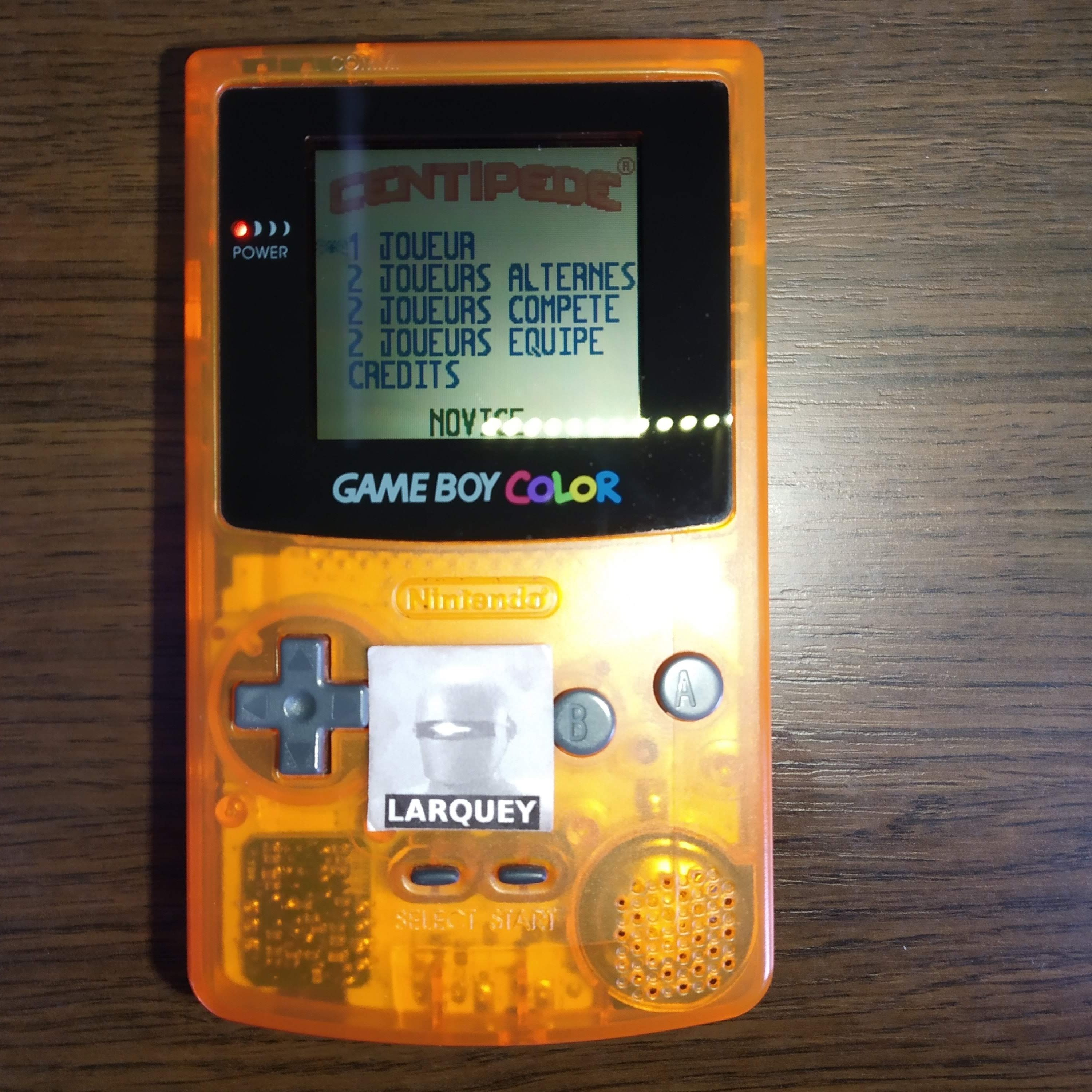 Larquey: Centipede (Game Boy Color) 32,458 points on 2020-06-11 10:48:39