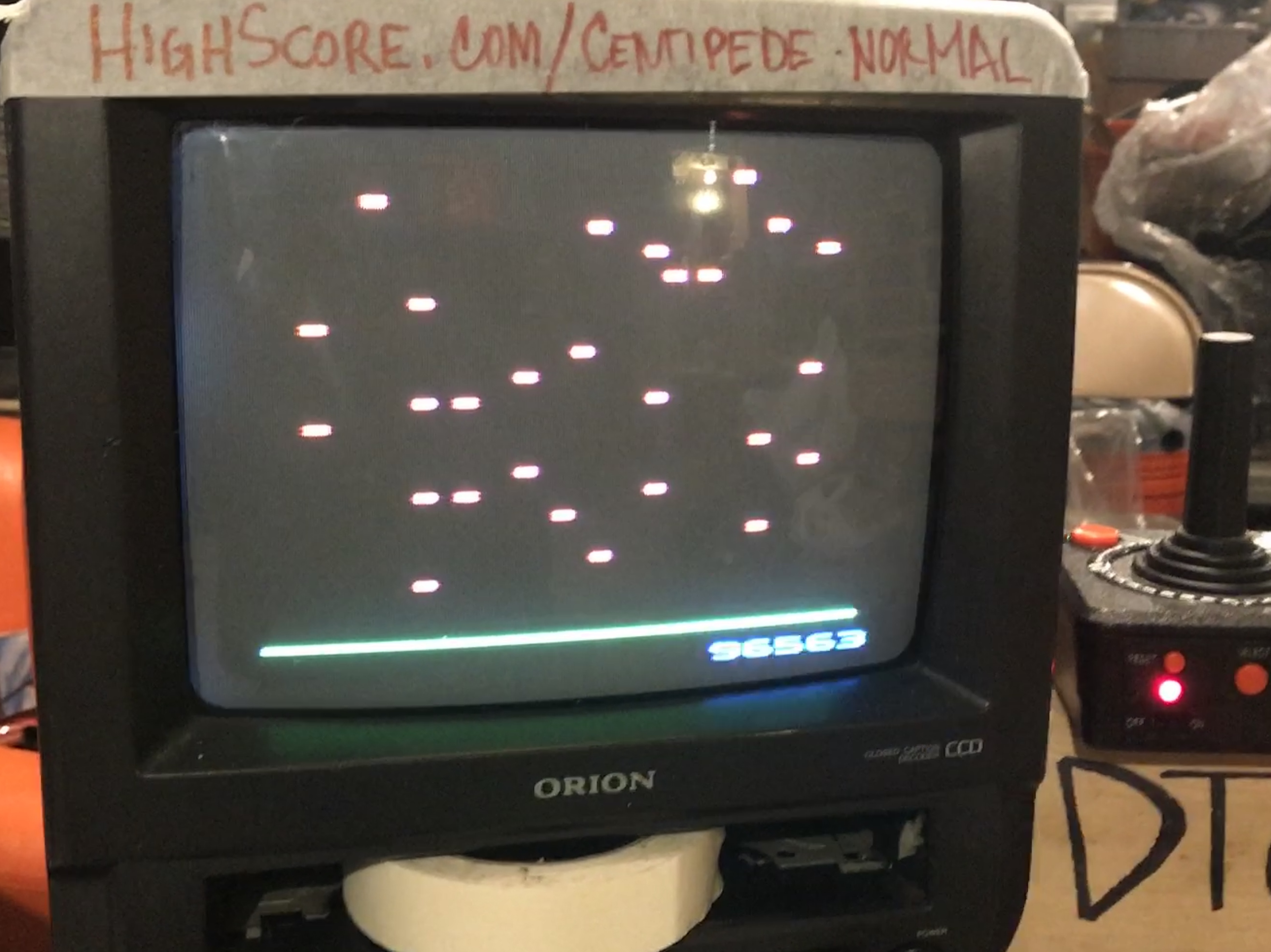 DeadThumbGamer: Centipede (Jakks Pacific Atari TV Joystick) 96,563 points on 2018-06-06 20:09:09