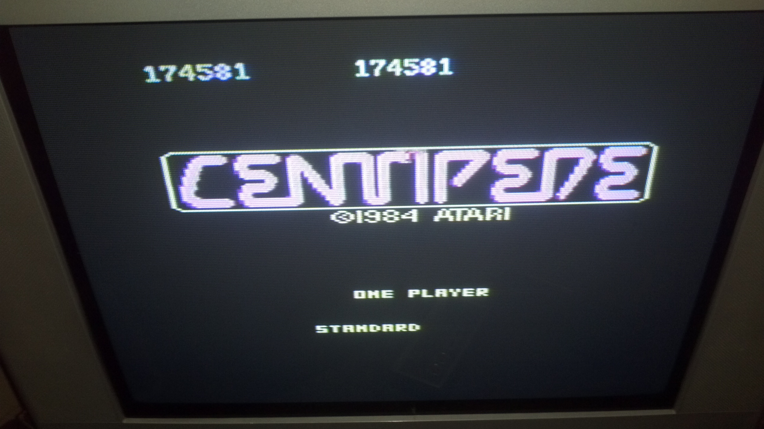 Liduario: Centipede: Standard (Atari 7800) 174,581 points on 2017-10-01 05:38:35