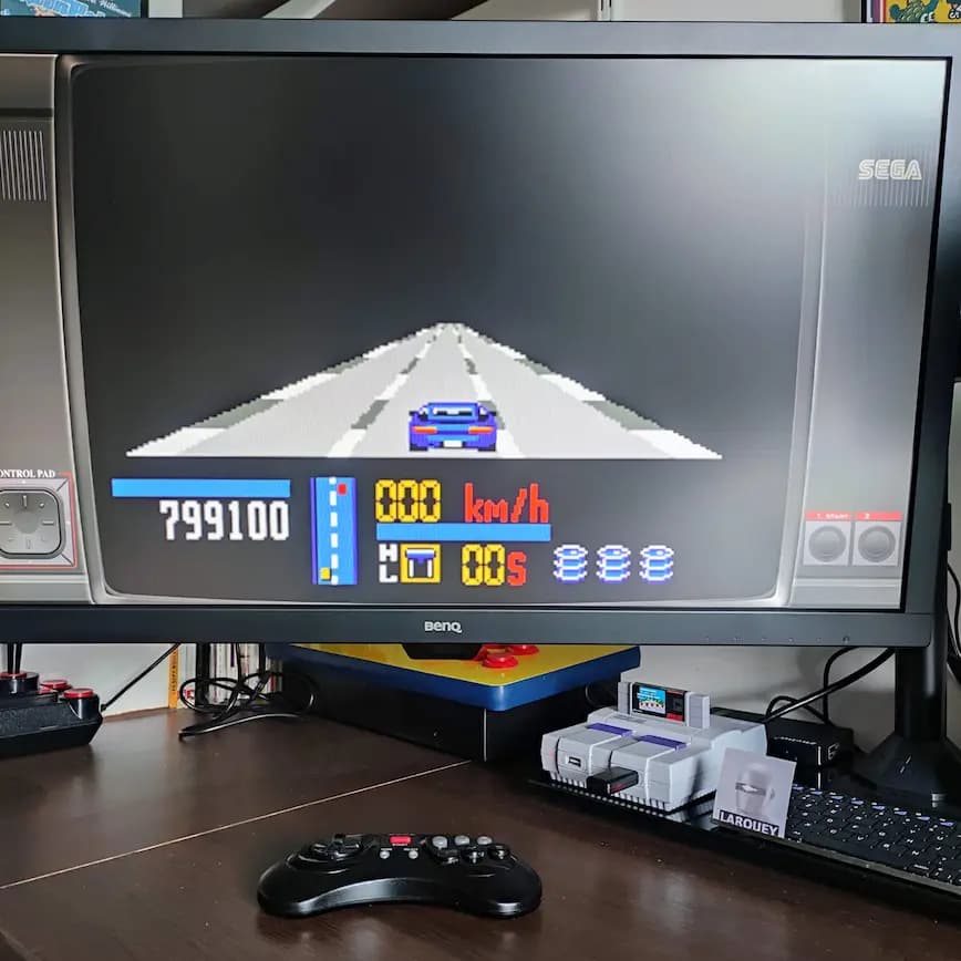 Larquey: Chase HQ (Sega Master System Emulated) 799,100 points on 2022-08-05 06:57:49