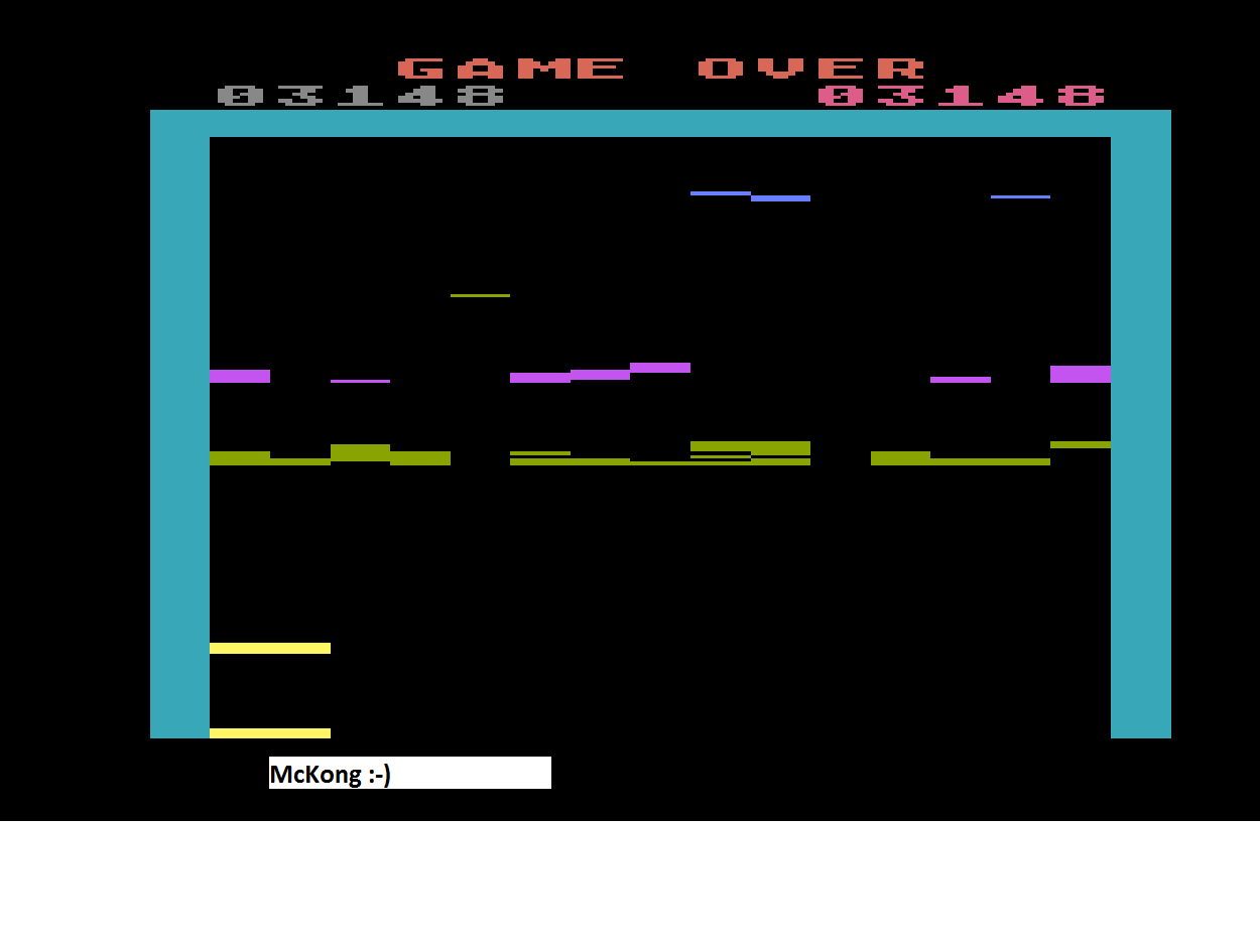 McKong: Chiseler (Atari 400/800/XL/XE Emulated) 3,148 points on 2015-10-06 05:33:27