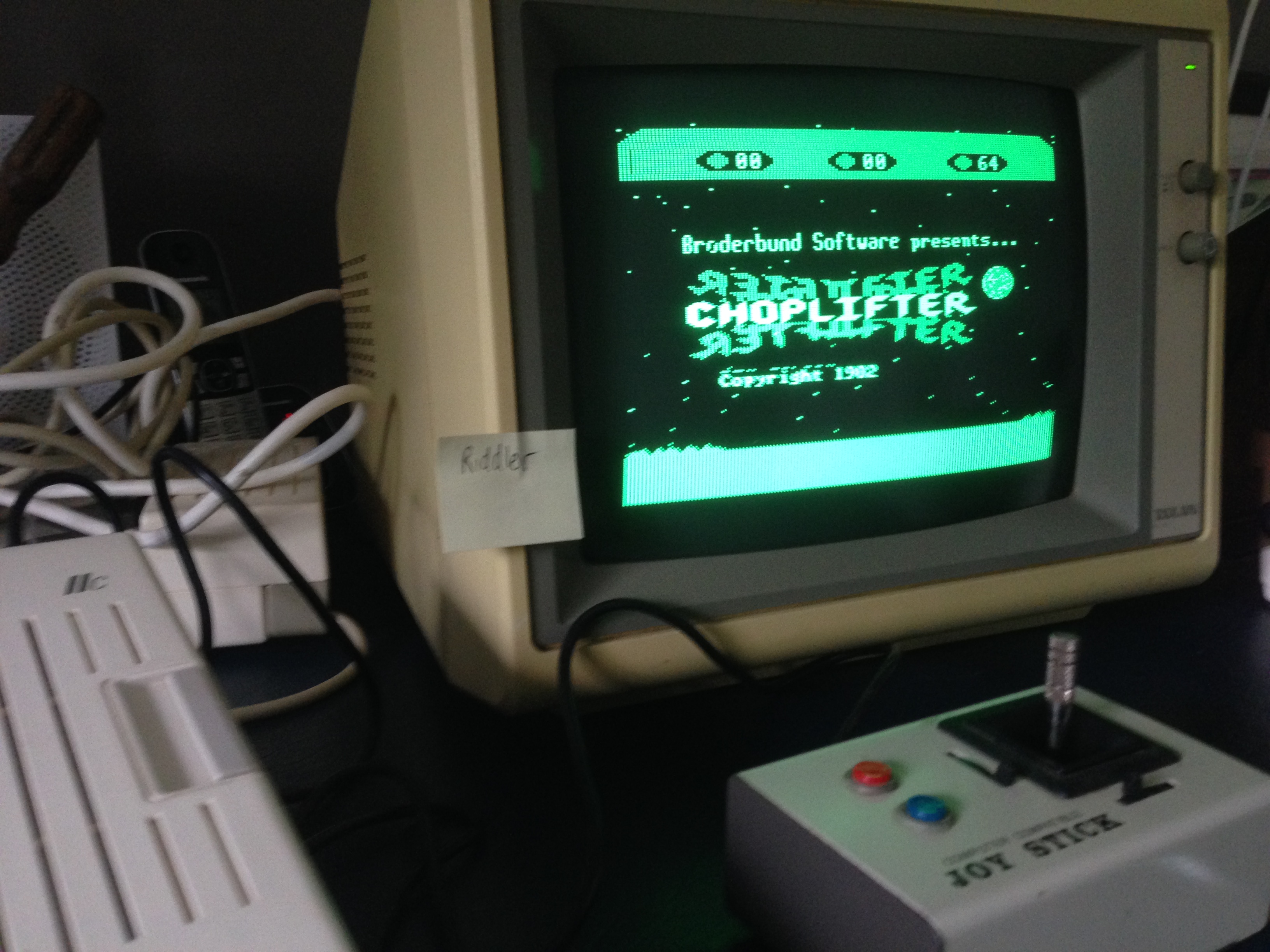 Riddler: Choplifter (Apple II) 64 points on 2021-03-22 23:22:57