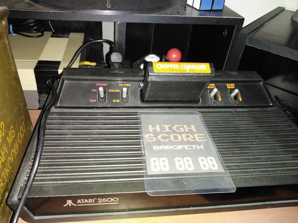 BabofetH: Chopper Command (Atari 2600 Novice/B) 999,999 points on 2020-08-15 01:01:29