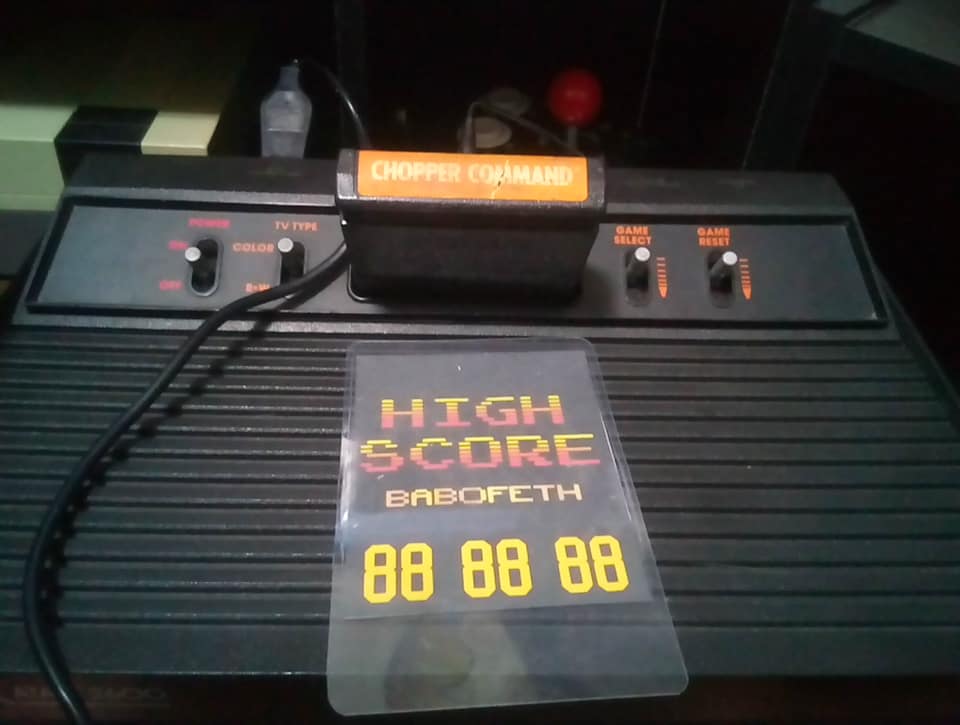 BabofetH: Chopper Command: Game 3 (Atari 2600 Expert/A) 999,999 points on 2020-08-15 01:04:19