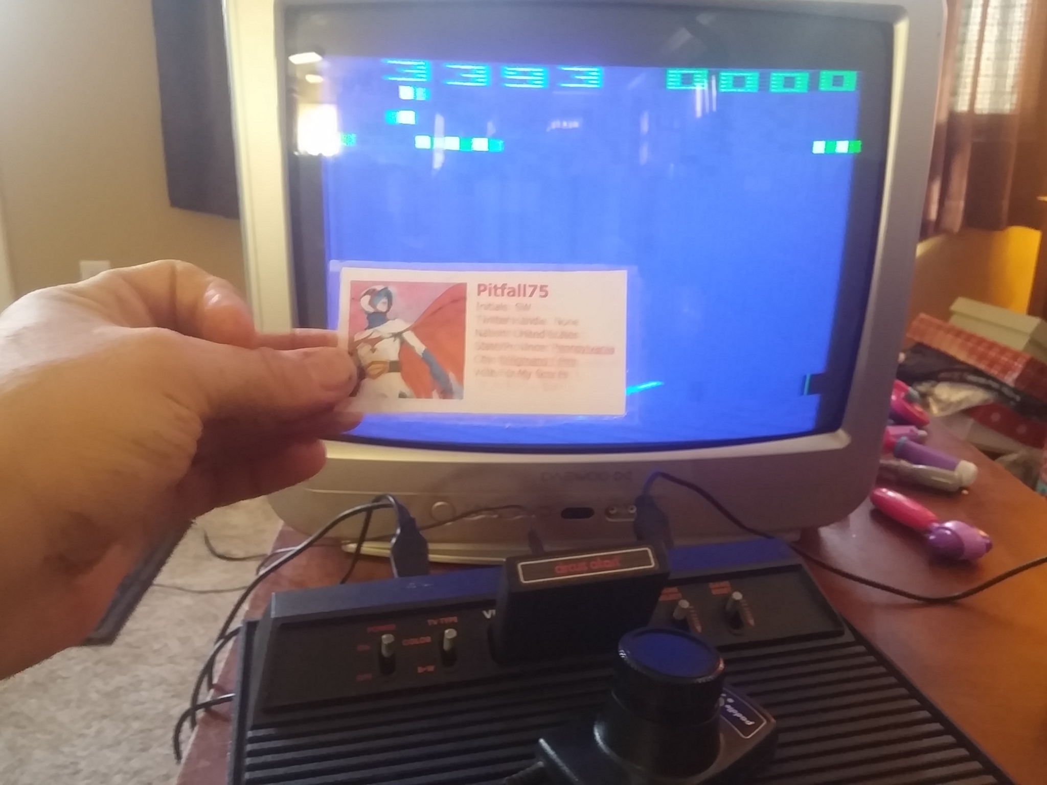 Pitfall75: Circus Atari (Atari 2600 Novice/B) 3,393 points on 2018-01-18 11:01:44