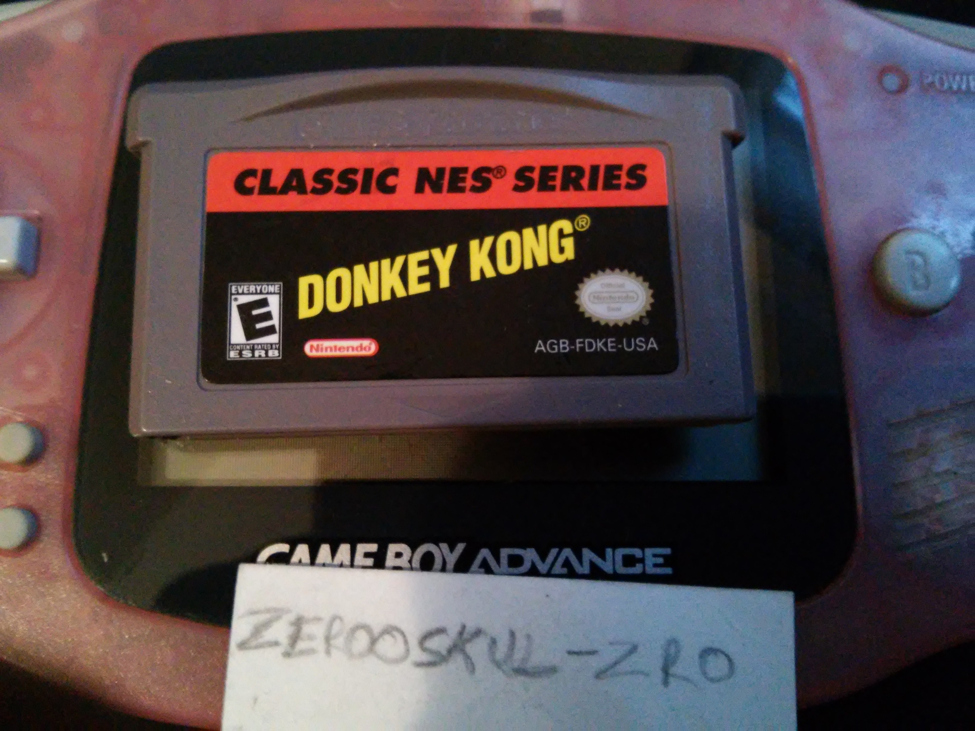 zerooskul: Classic NES Series: Donkey Kong (GBA) 289,300 points on 2018-12-05 16:32:11