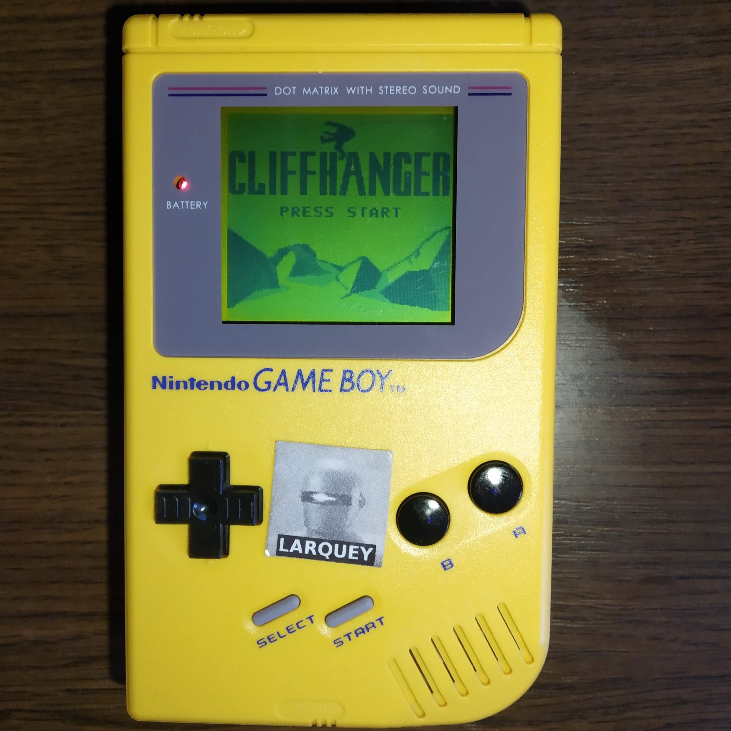 Larquey: Cliffhanger (Game Boy) 25,000 points on 2020-05-10 10:14:40