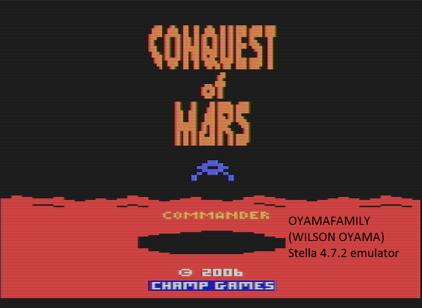 oyamafamily: Conquest of Mars: Commander (Atari 2600 Emulated Expert/A Mode) 1,010 points on 2016-07-17 10:53:52