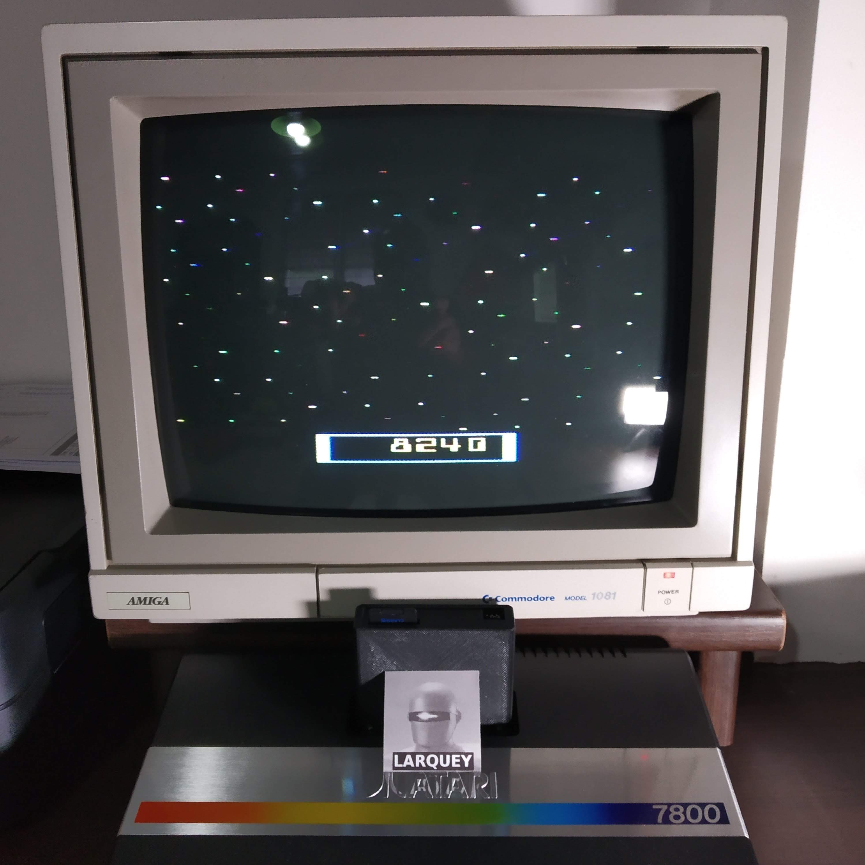 Larquey: Cosmic Ark (Atari 2600 Novice/B) 8,240 points on 2020-06-20 00:40:59