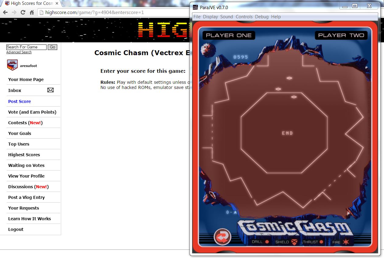 Cosmic Chasm 8,595 points