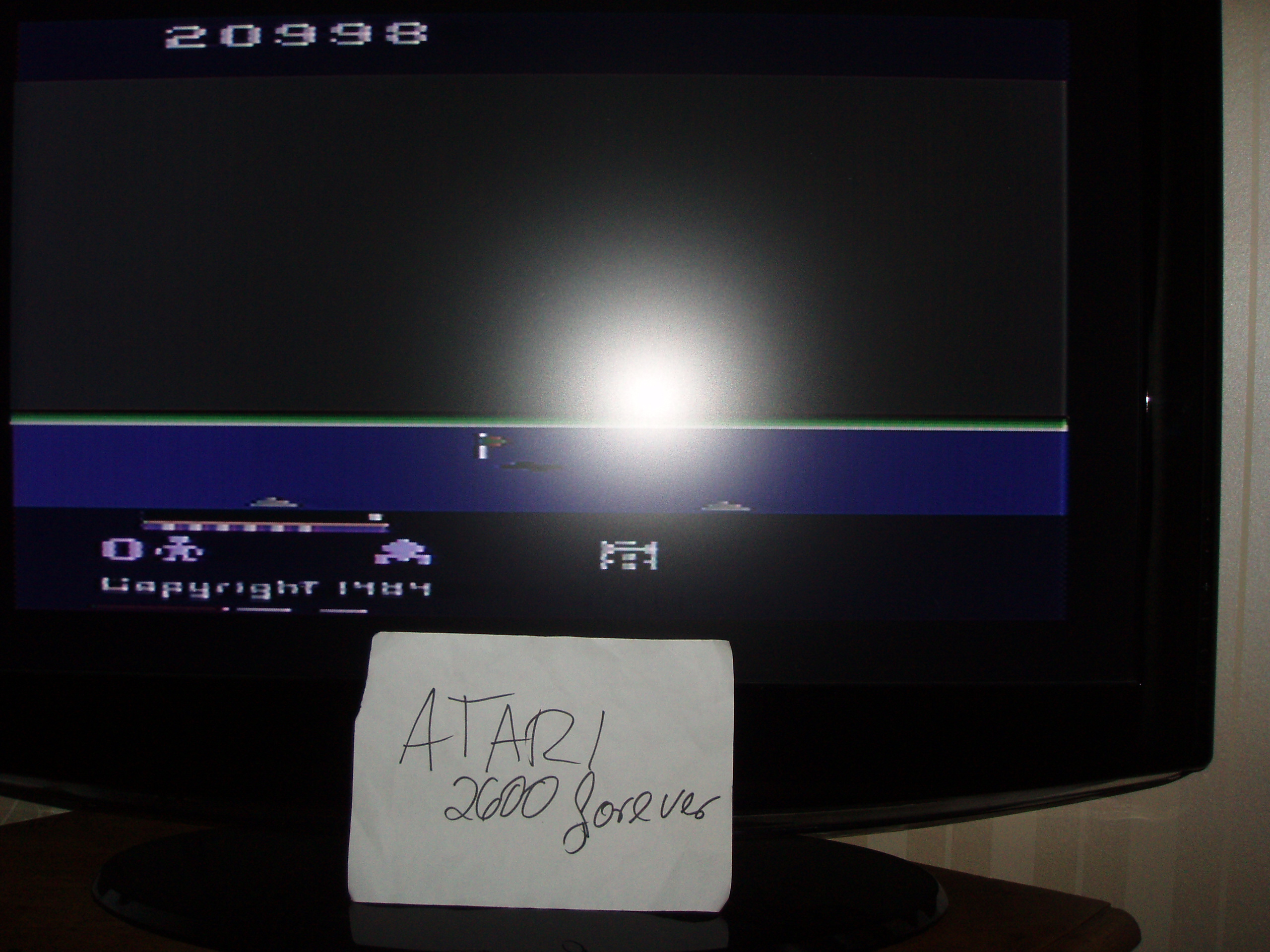 atari2600forever: Cosmic Commuter (Atari 2600) 20,998 points on 2018-10-26 02:20:11