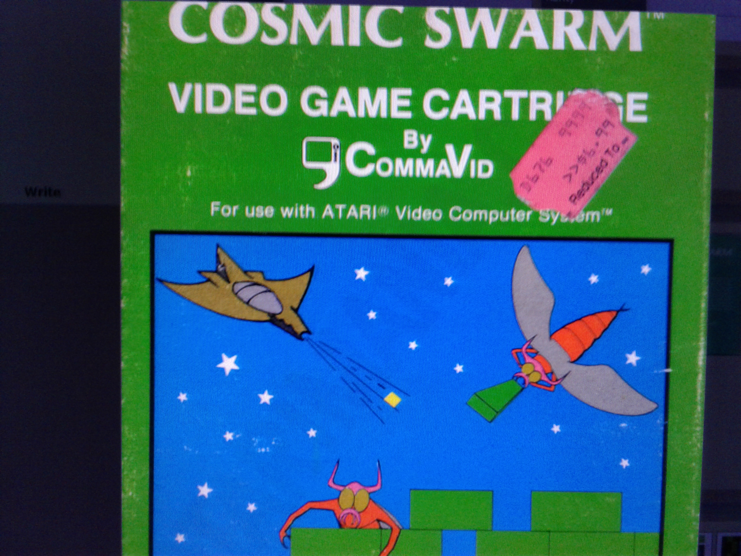 Mark: Cosmic Swarm (Atari 2600 Emulated Novice/B Mode) 487 points on 2019-02-21 22:23:24