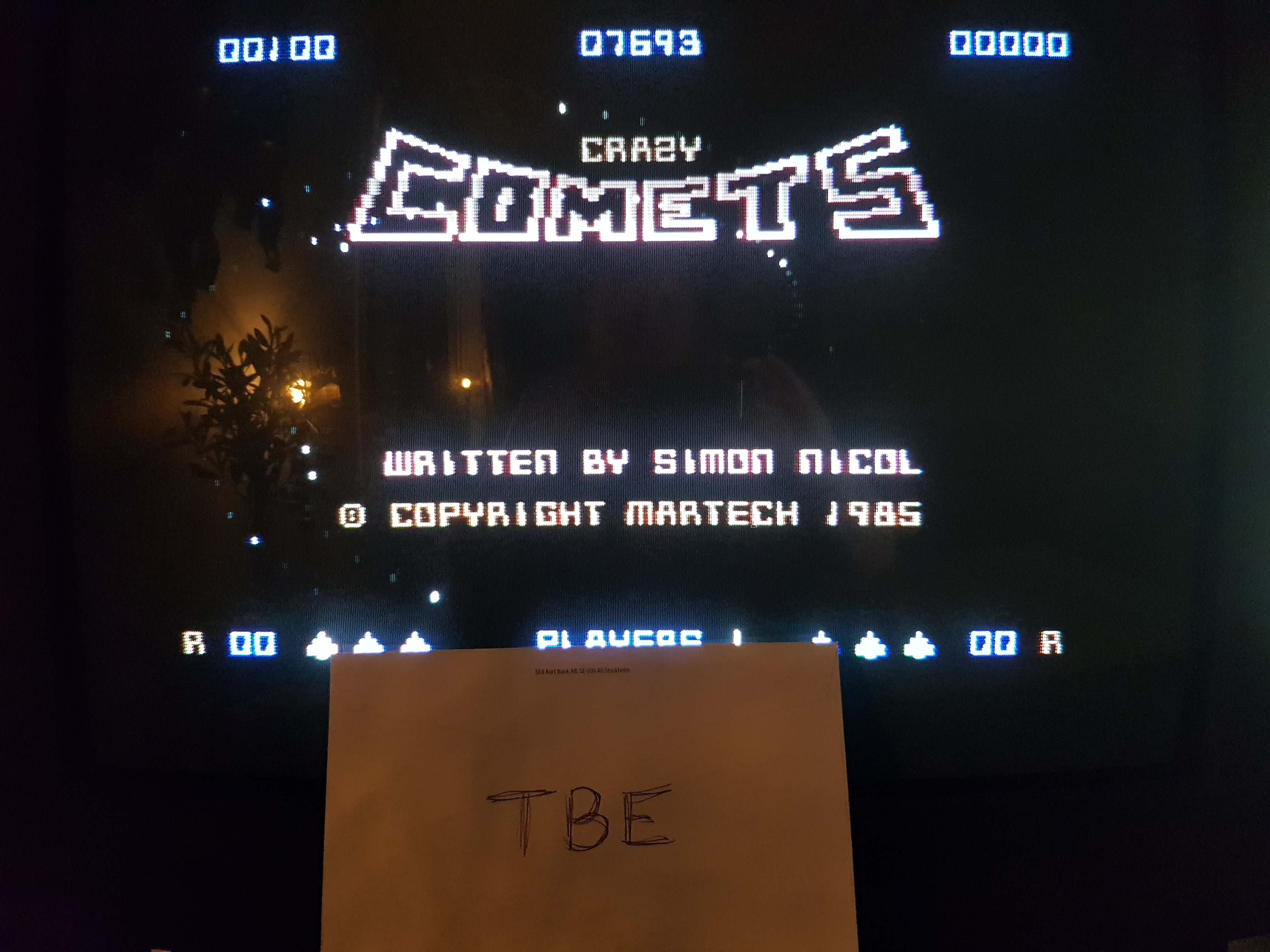 Sixx: Crazy Comets (Commodore 64) 7,693 points on 2018-02-03 15:19:53