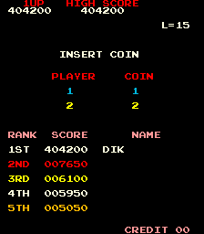 DBCooper: Crazy Kong (Arcade Emulated / M.A.M.E.) 404,200 points on 2016-09-23 16:16:48