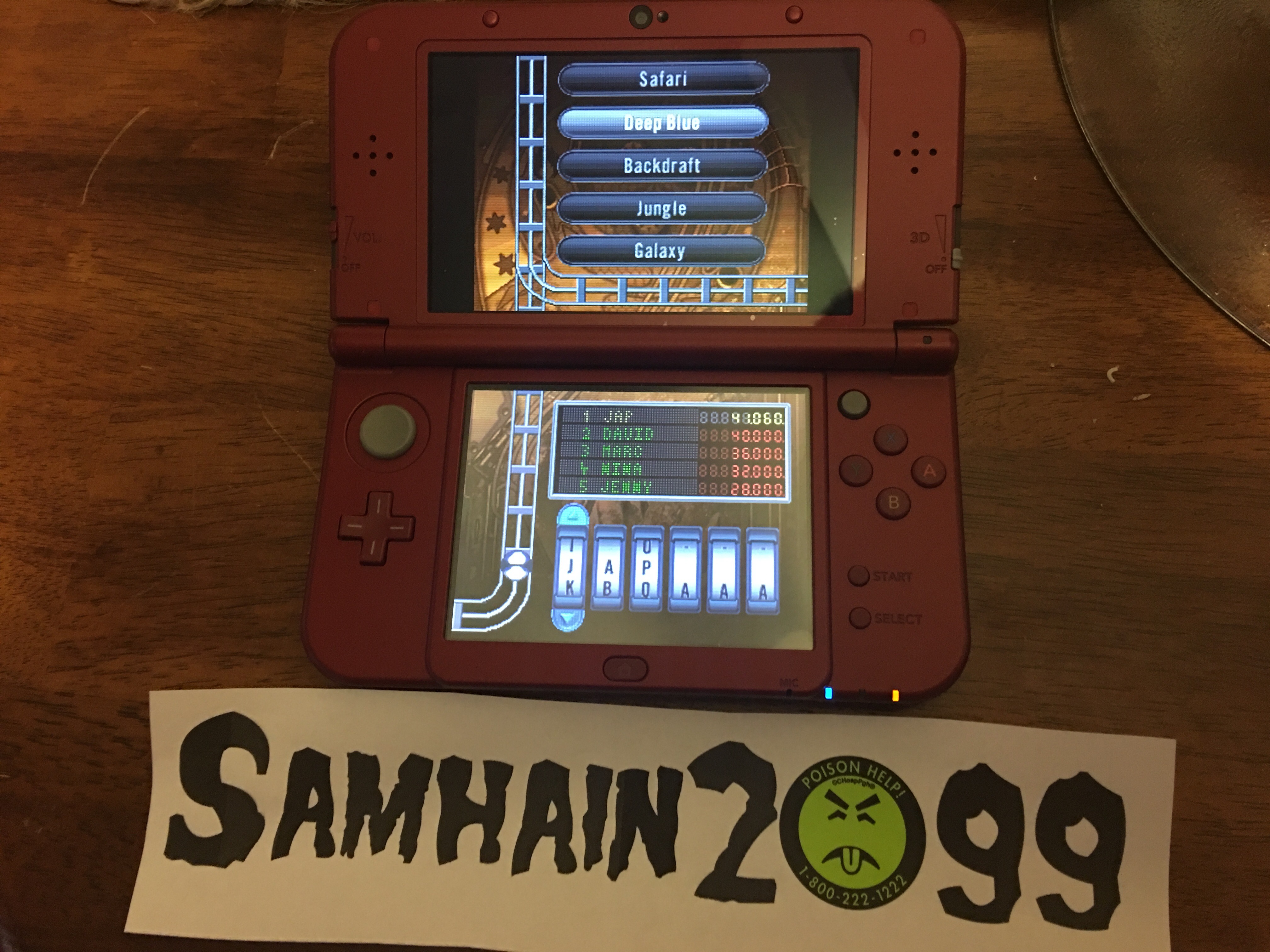 Samhain2099: Crazy Pinball: Deep Blue (Nintendo DS) 41,060 points on 2017-02-26 16:07:36