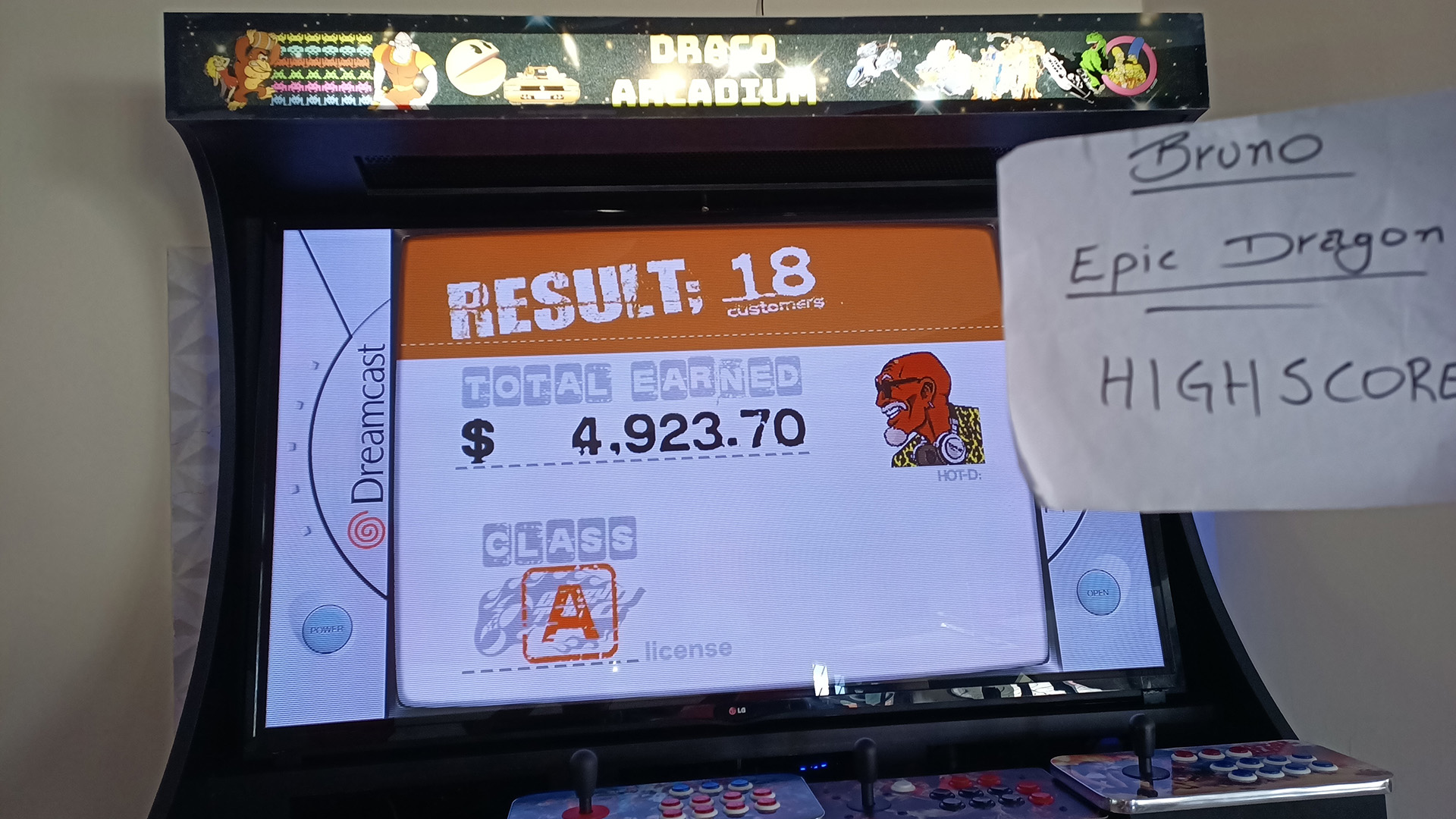 Crazy Taxi 2 [Small Apple/10 Minutes] 4,923 points