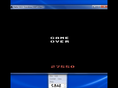 S.BAZ: Crossbow [Game 3] (Atari 2600 Emulated Novice/B Mode) 27,550 points on 2017-09-09 18:08:08