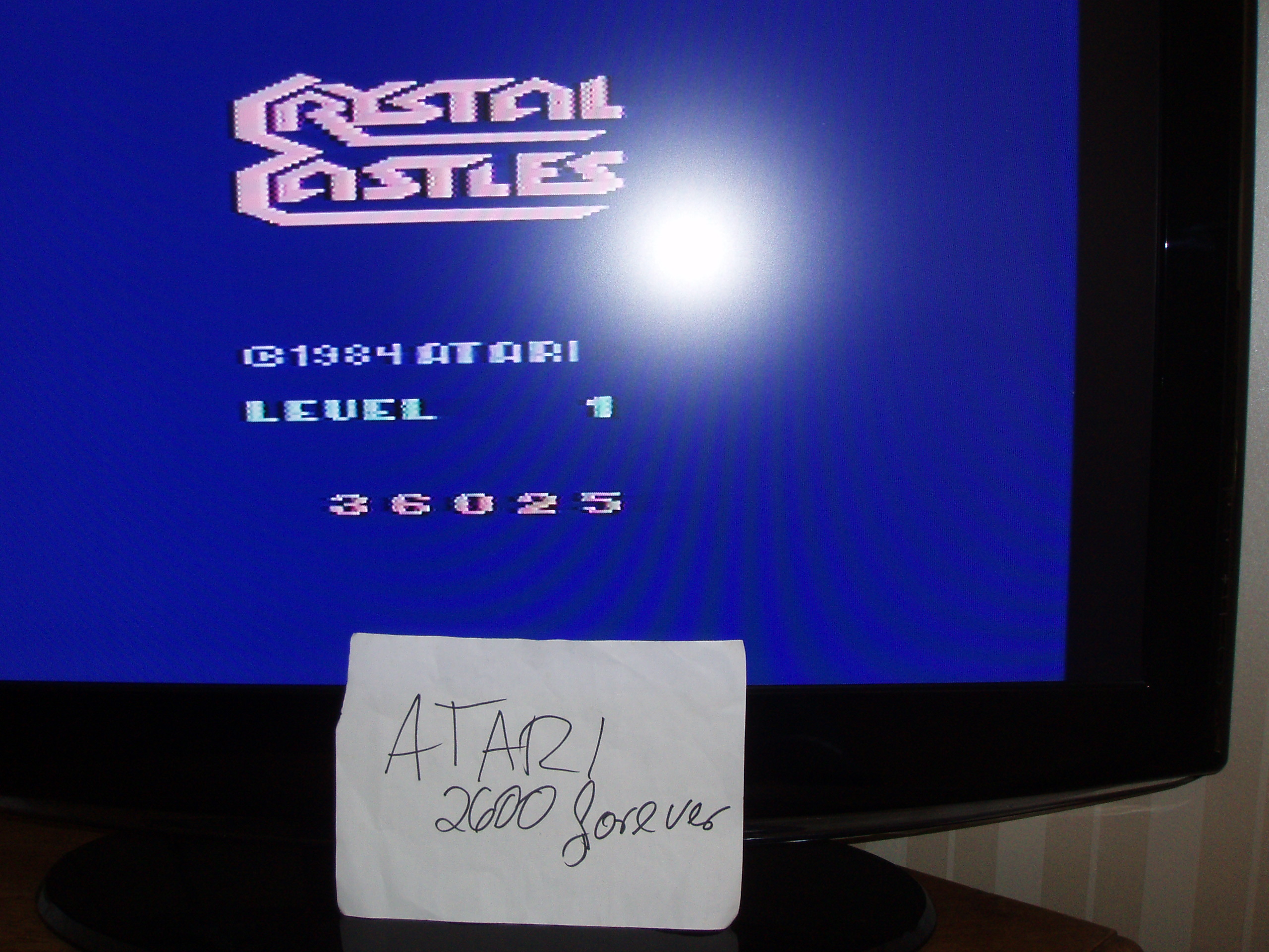 atari2600forever: Crystal Castles (Atari 2600 Novice/B) 36,025 points on 2018-04-25 02:19:46