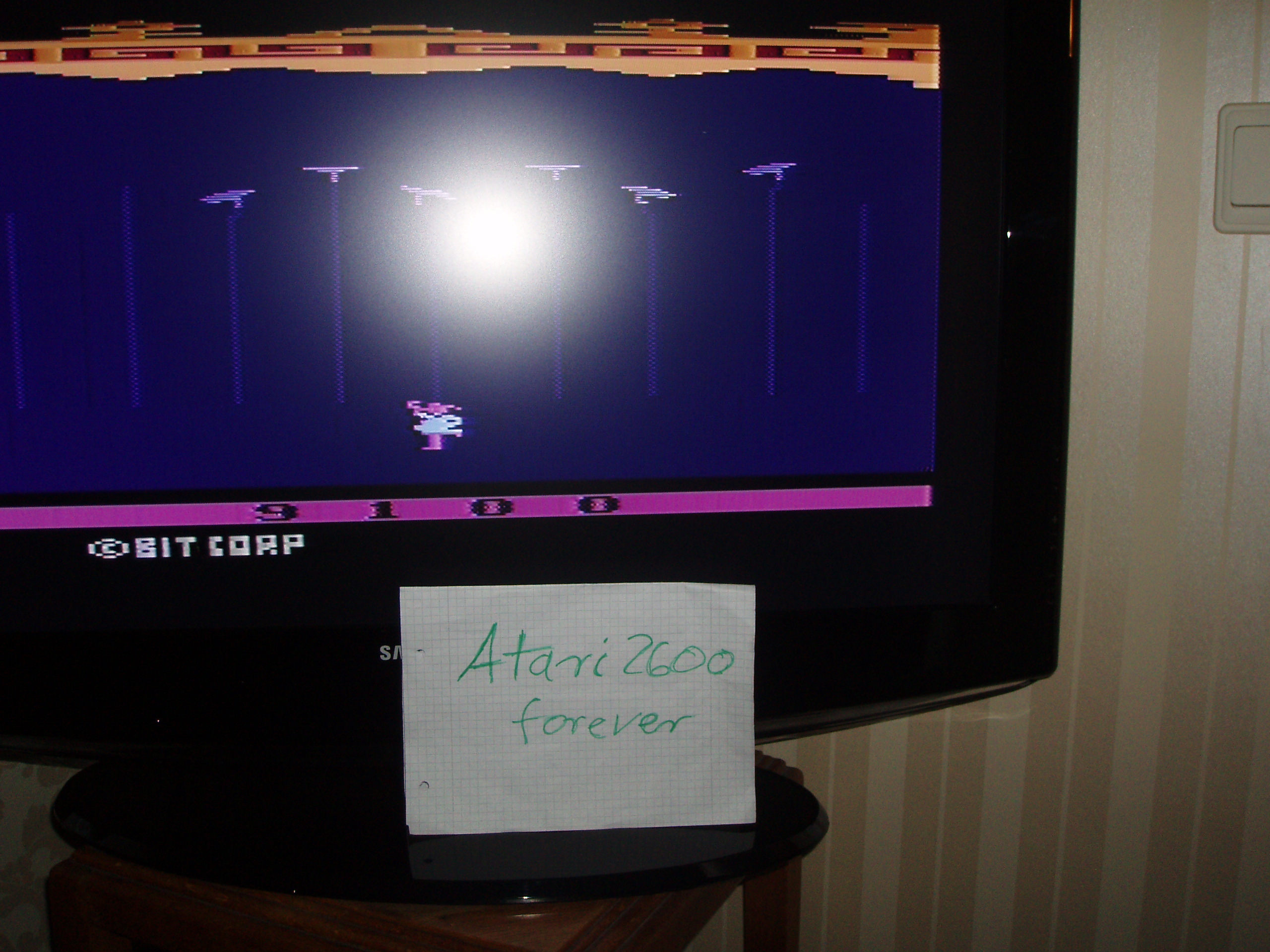 atari2600forever: Dancing Plate: Game 1 (Atari 2600) 9,100 points on 2015-11-06 07:18:34