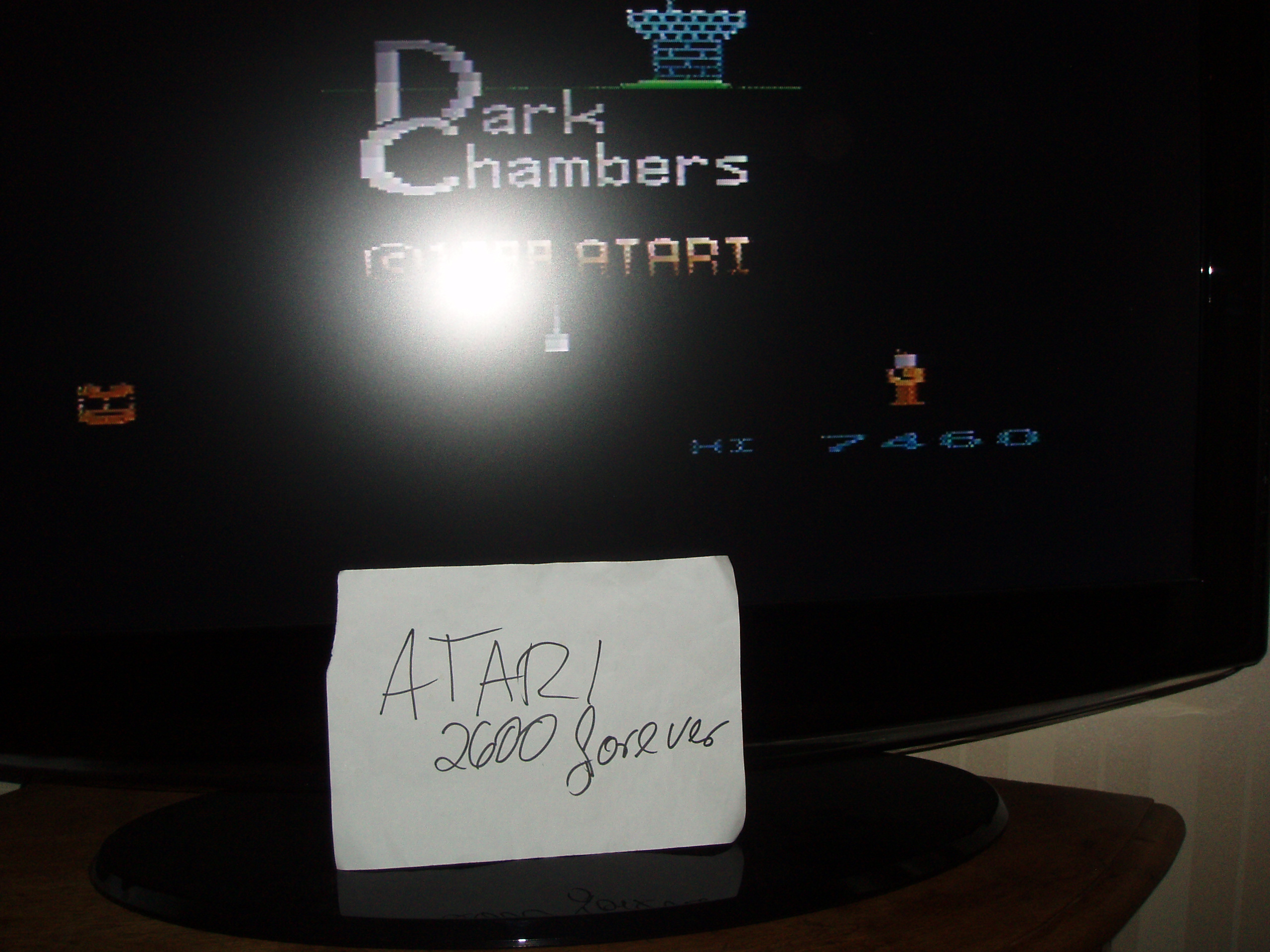 atari2600forever: Dark Chambers (Atari 2600 Novice/B) 7,460 points on 2018-07-03 02:55:50
